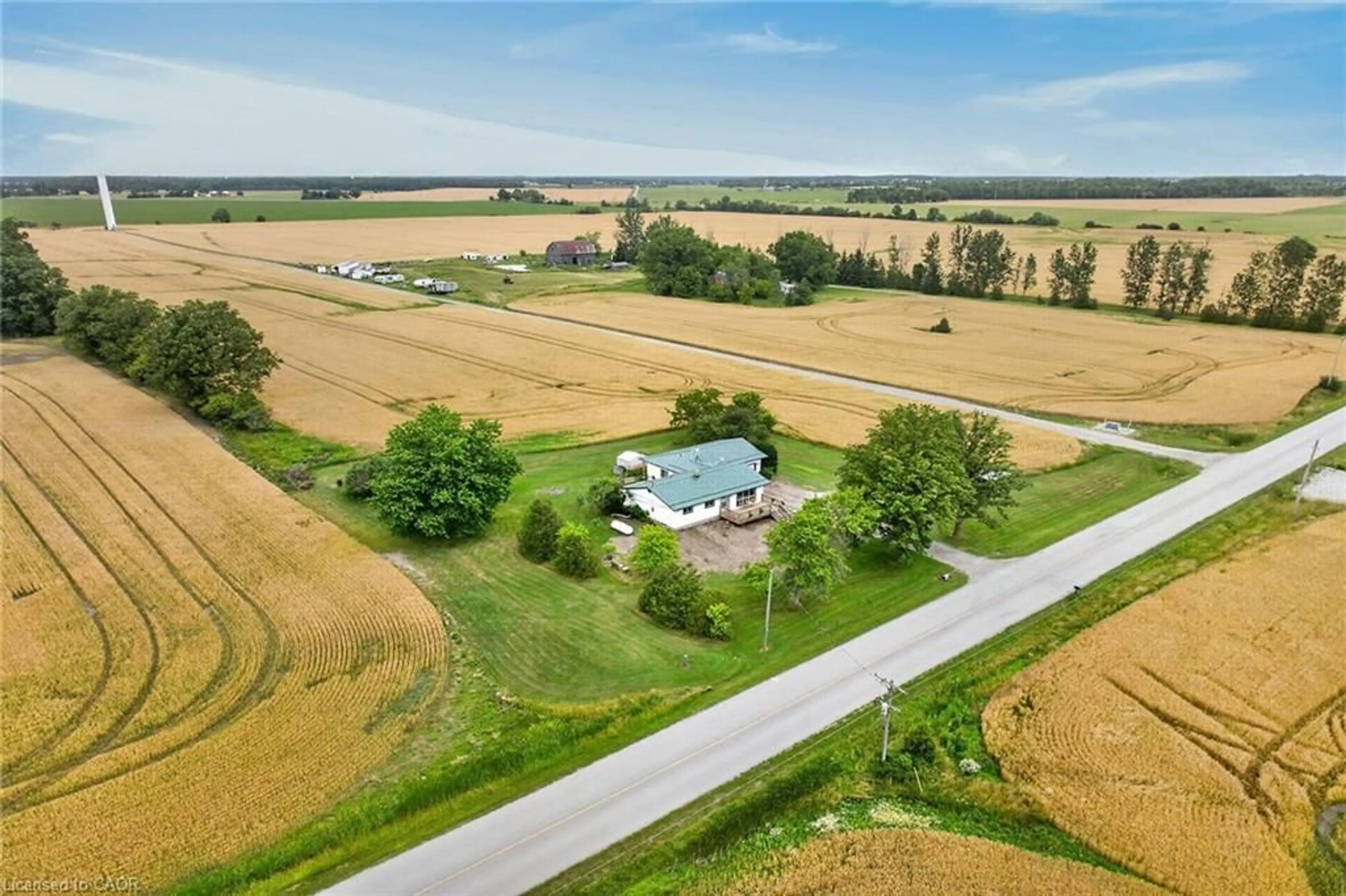 A pic from outside/outdoor area/front of a property/back of a property/a pic from drone, unknown for 1057 Concession 4 Rd, Fisherville Ontario N0A 1G0