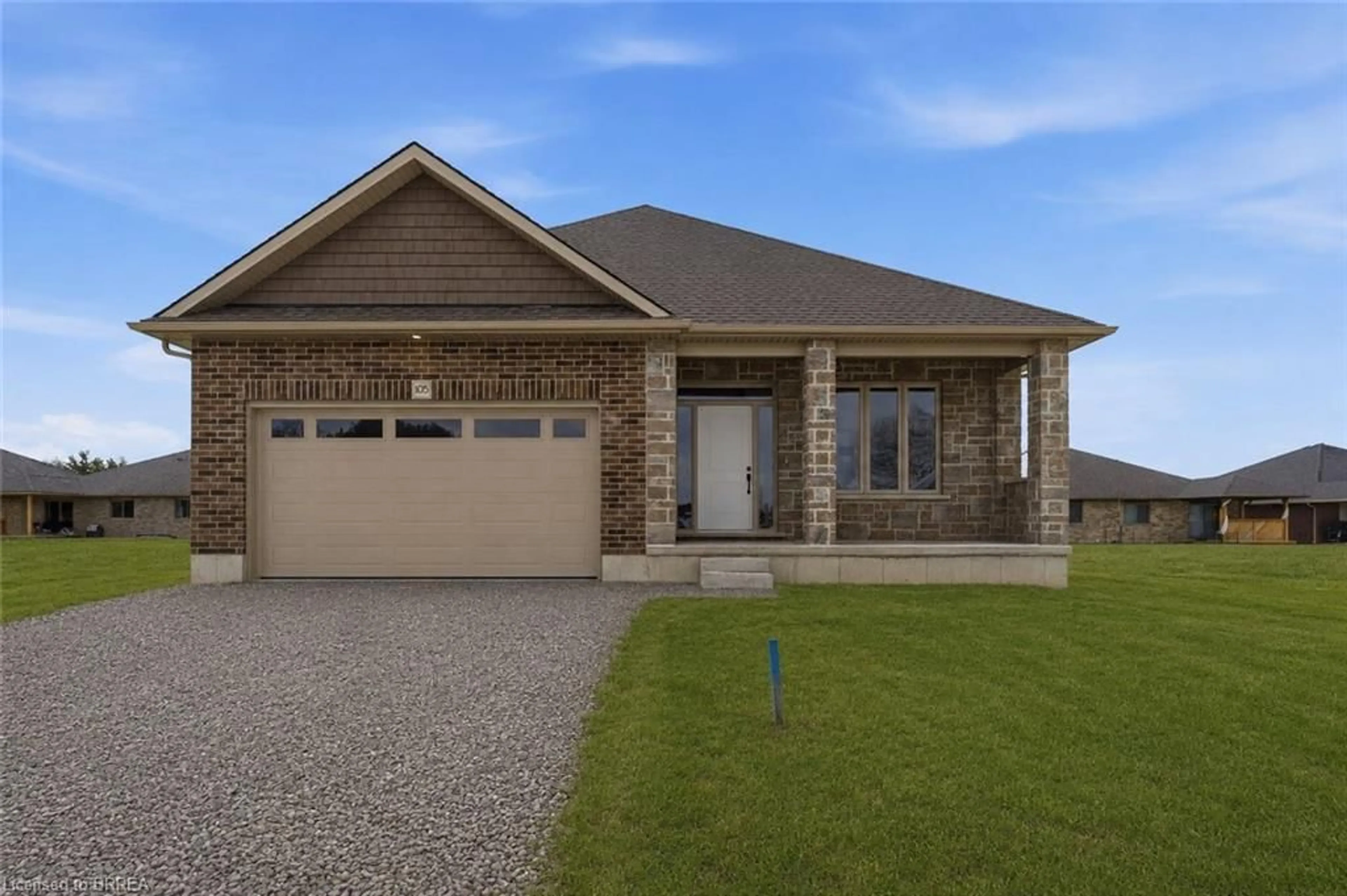 Home with brick exterior material, street for 105 Vanrooy Trail, Waterford Ontario N0E 1Y0