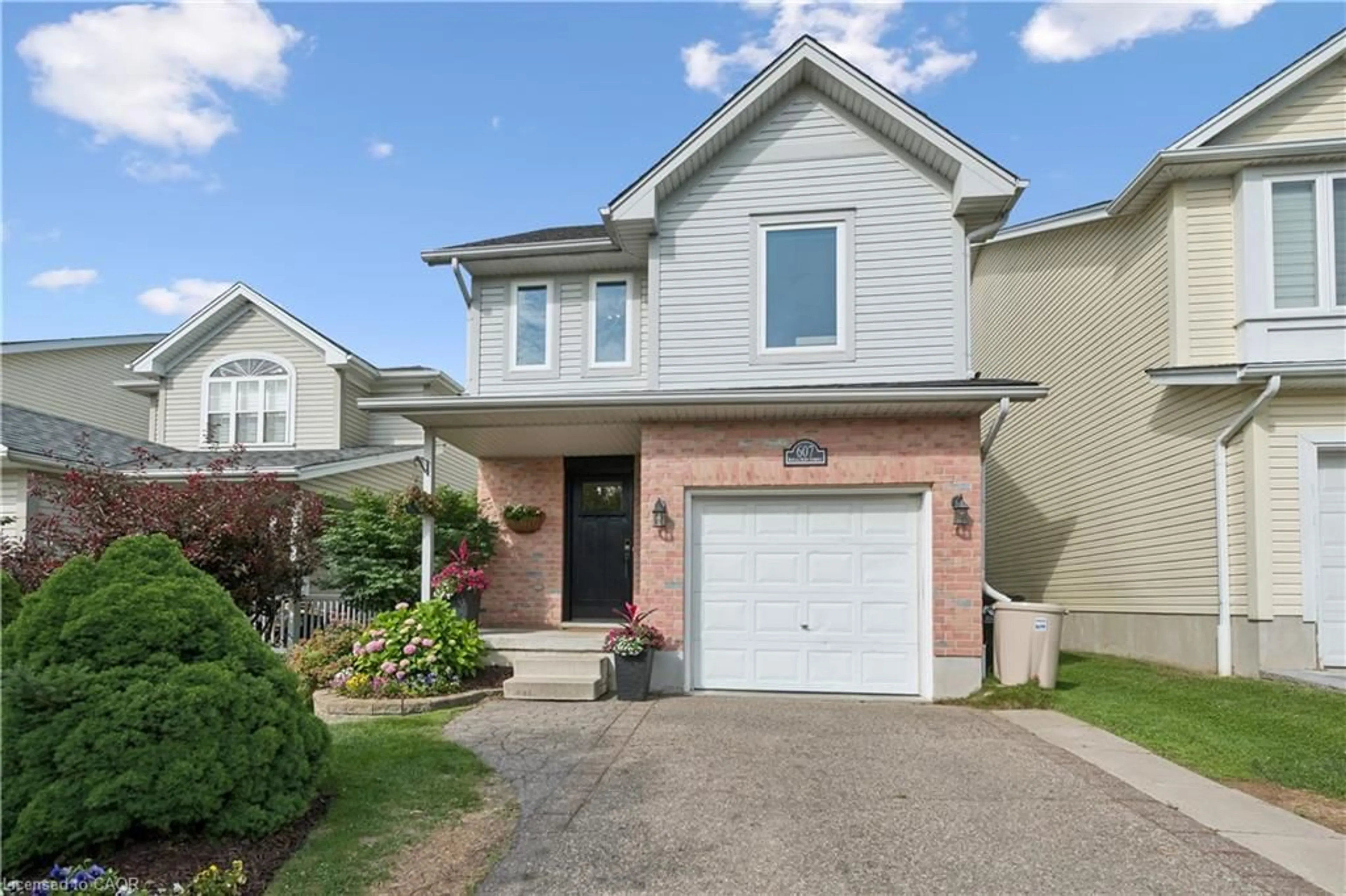 Home with brick exterior material, street for 607 Royal Fern St, Waterloo Ontario N2V 2P5