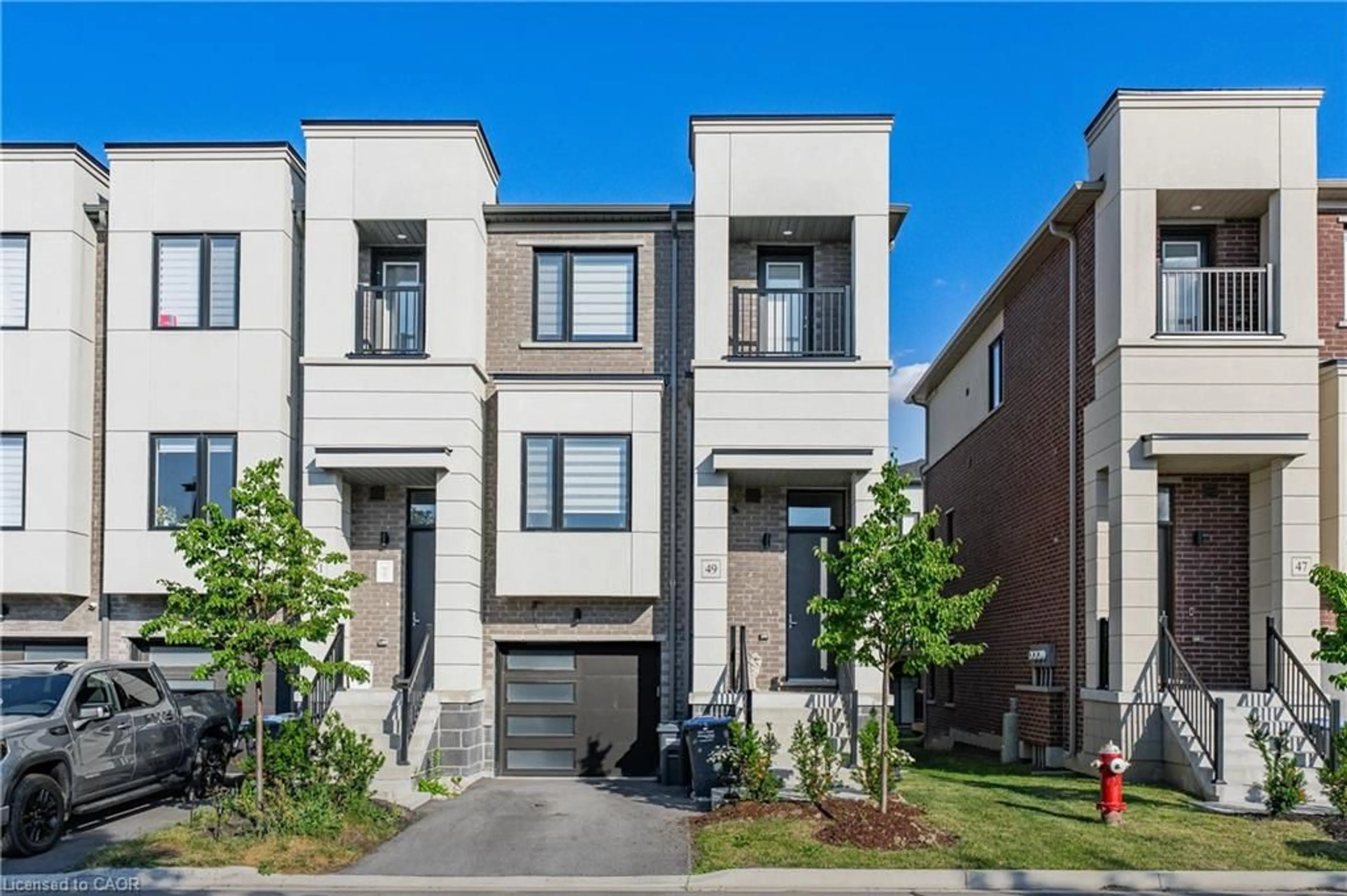 Home with brick exterior material, street for 49 Lambert Lane, Bolton Ontario L7E 4M4