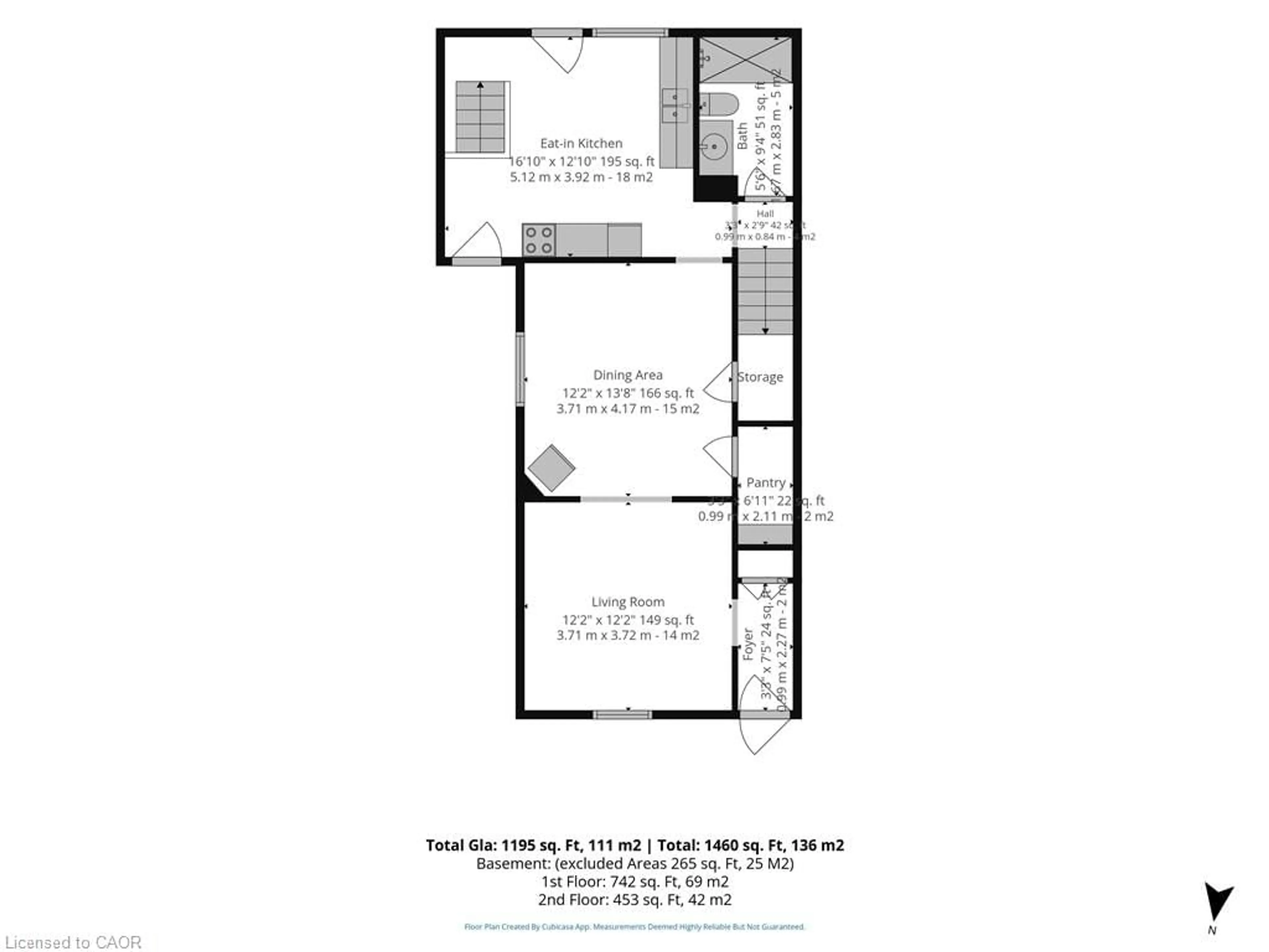 Floor plan for 302 Simcoe St, Woodstock Ontario N4S 1H9