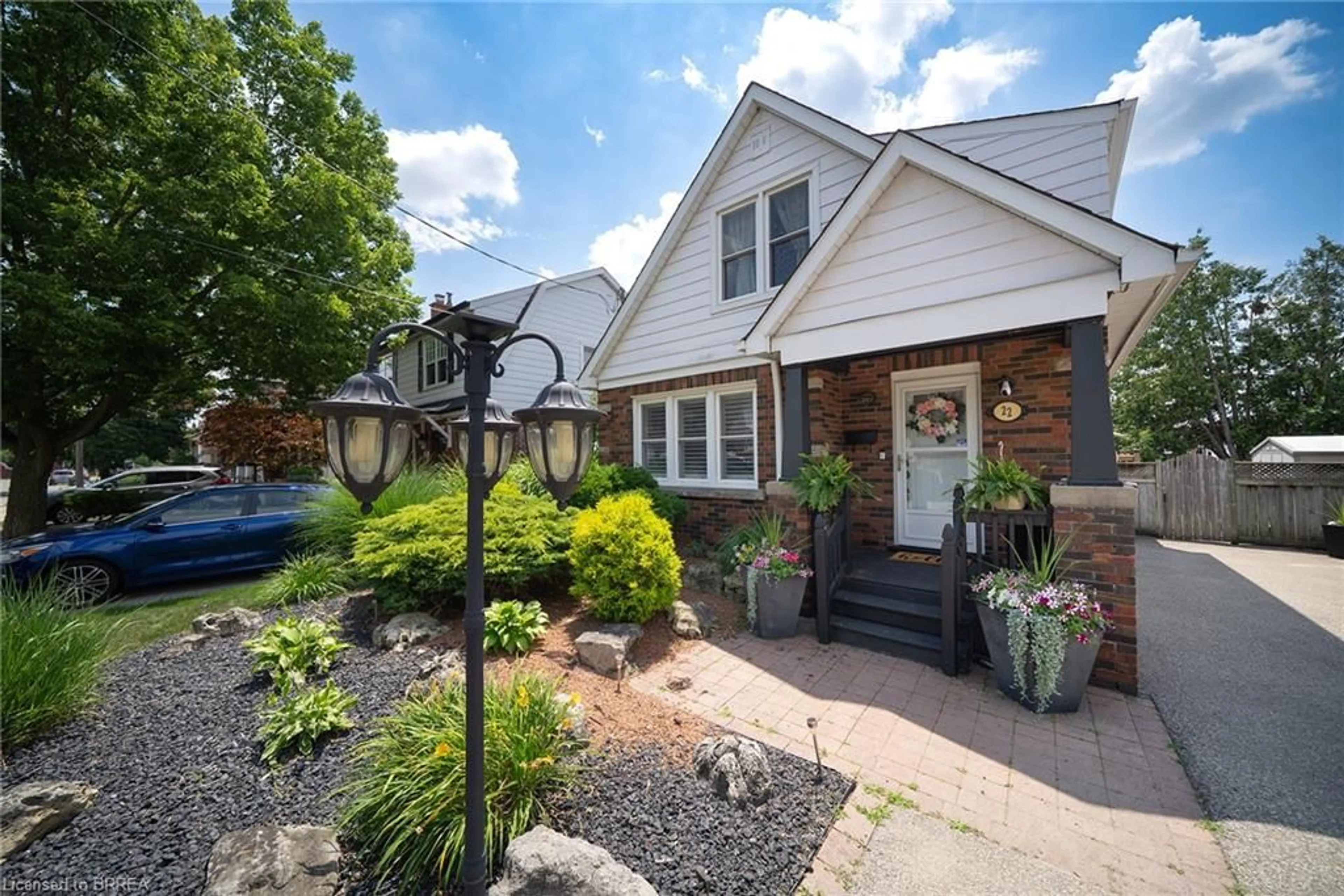 Home with brick exterior material, street for 22 Burwell St, Brantford Ontario N3T 4T6