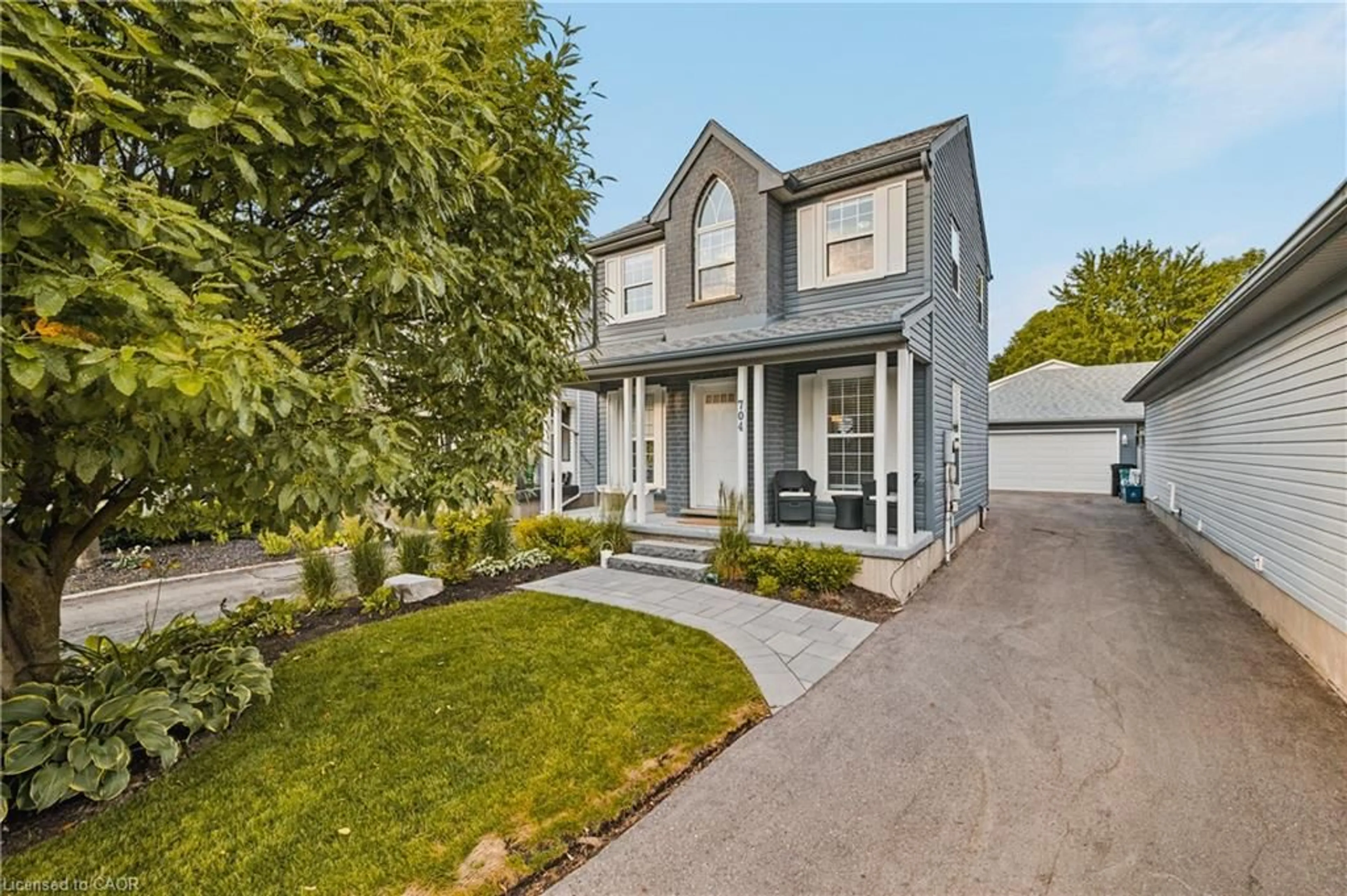 Home with vinyl exterior material, street for 704 Jacob Lane, Waterloo Ontario N2V 2A7