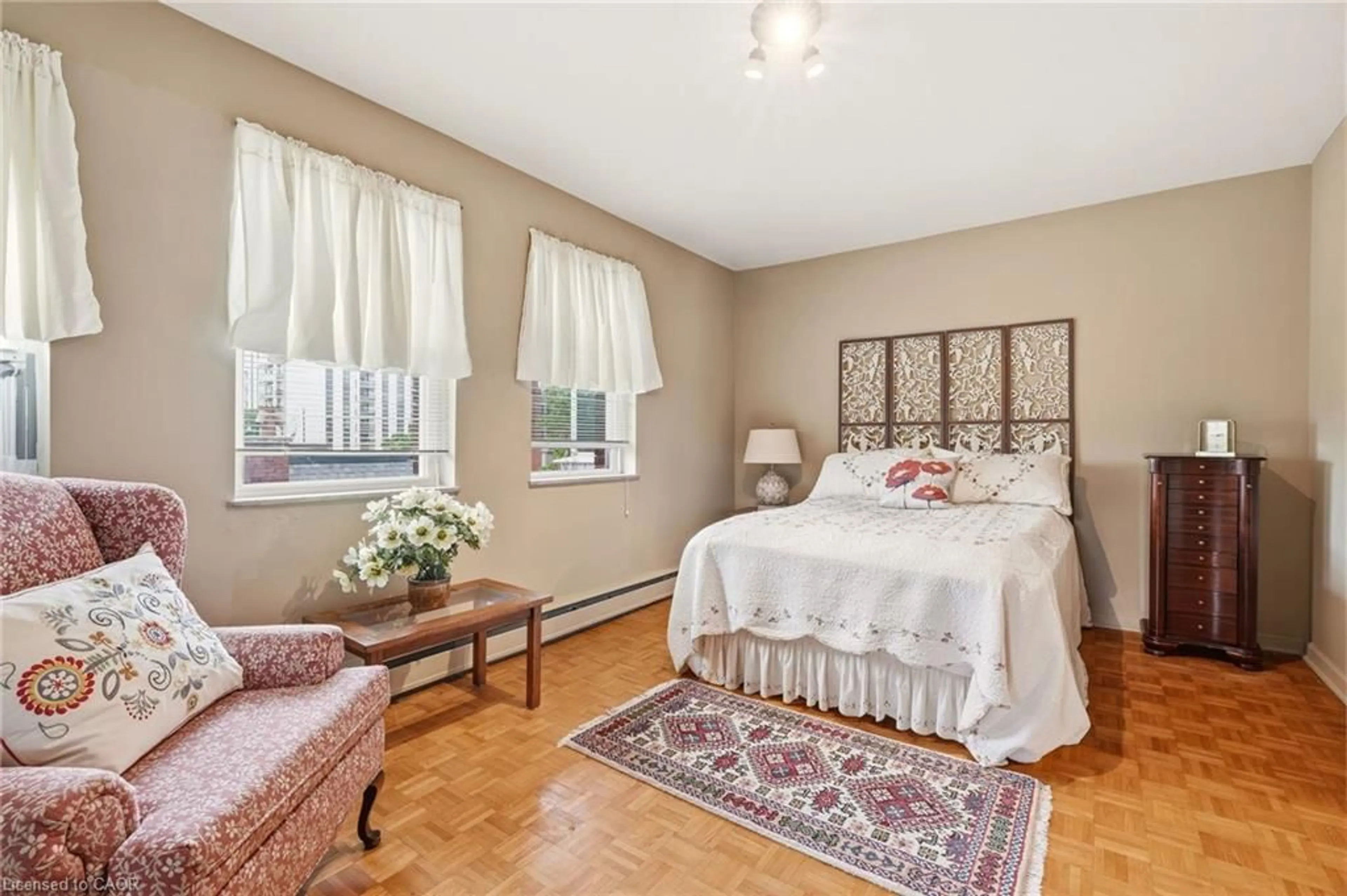 Bedroom with bed, unknown for 38 Charlton Ave #402, Hamilton Ontario L8P 2C1