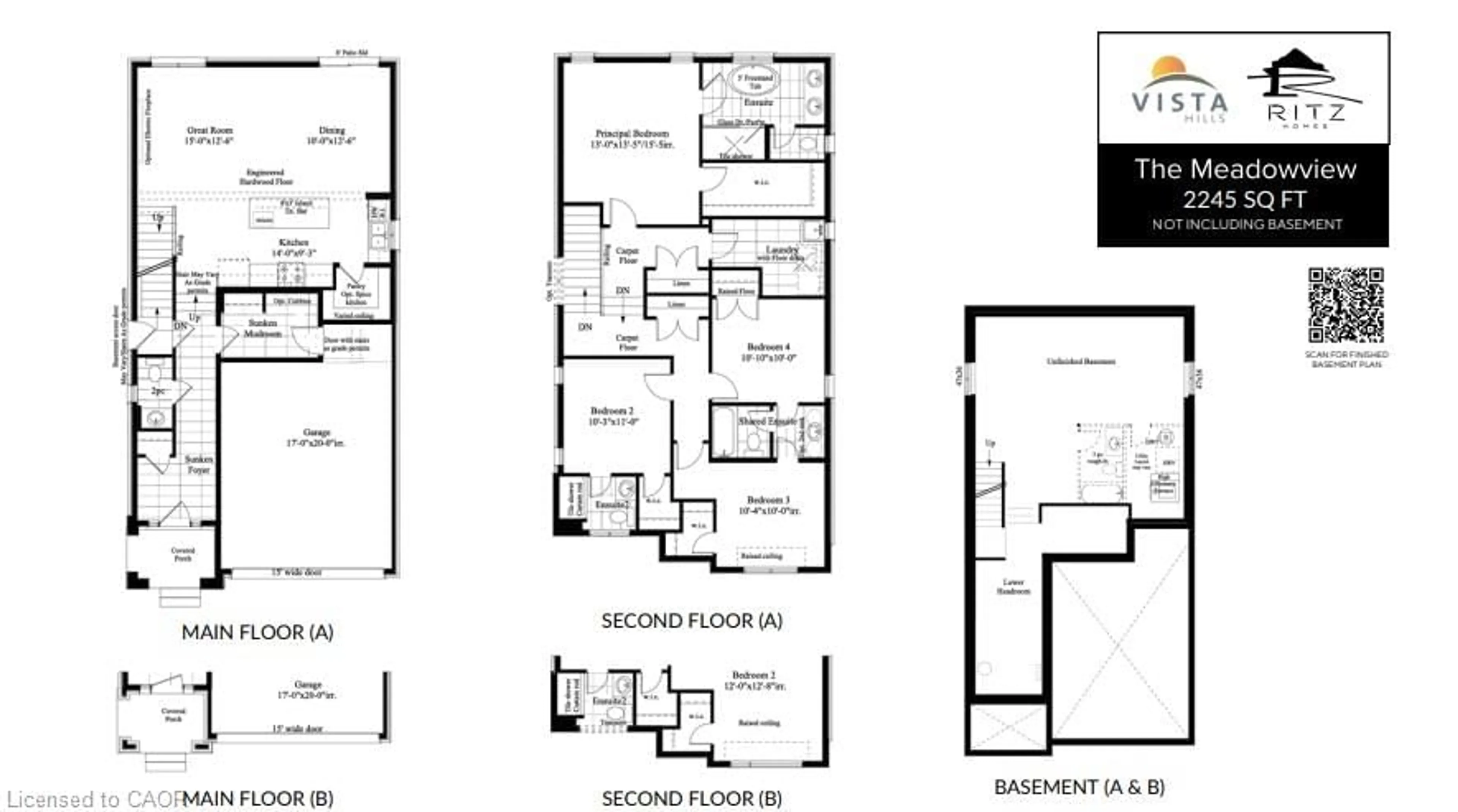 Floor plan for 325 Canada Plum St #LOT 225, Kitchener Ontario N2V 0H6