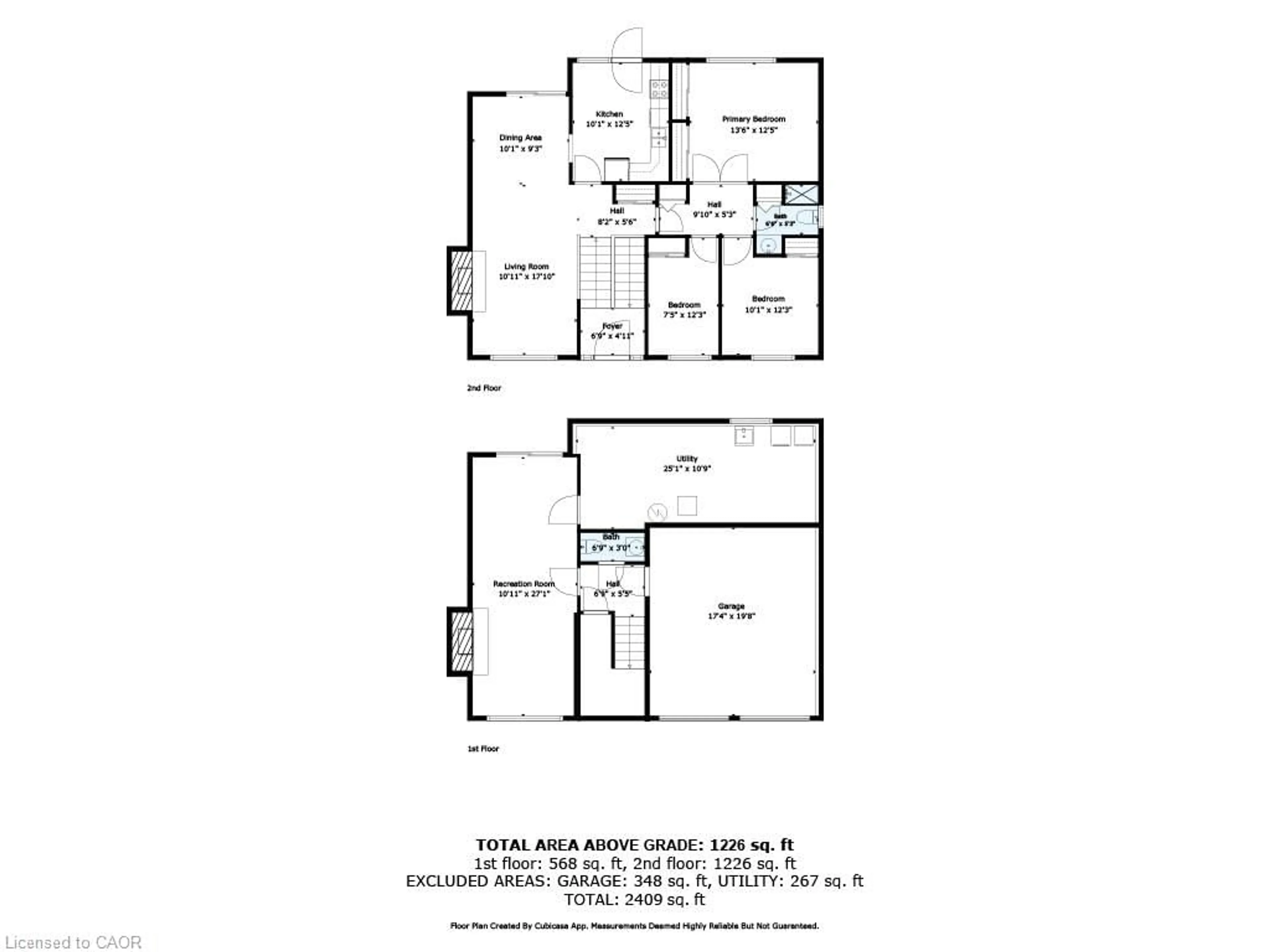 Floor plan for 2915 Saint Malo Cir, Mississauga Ontario L5N 1S8