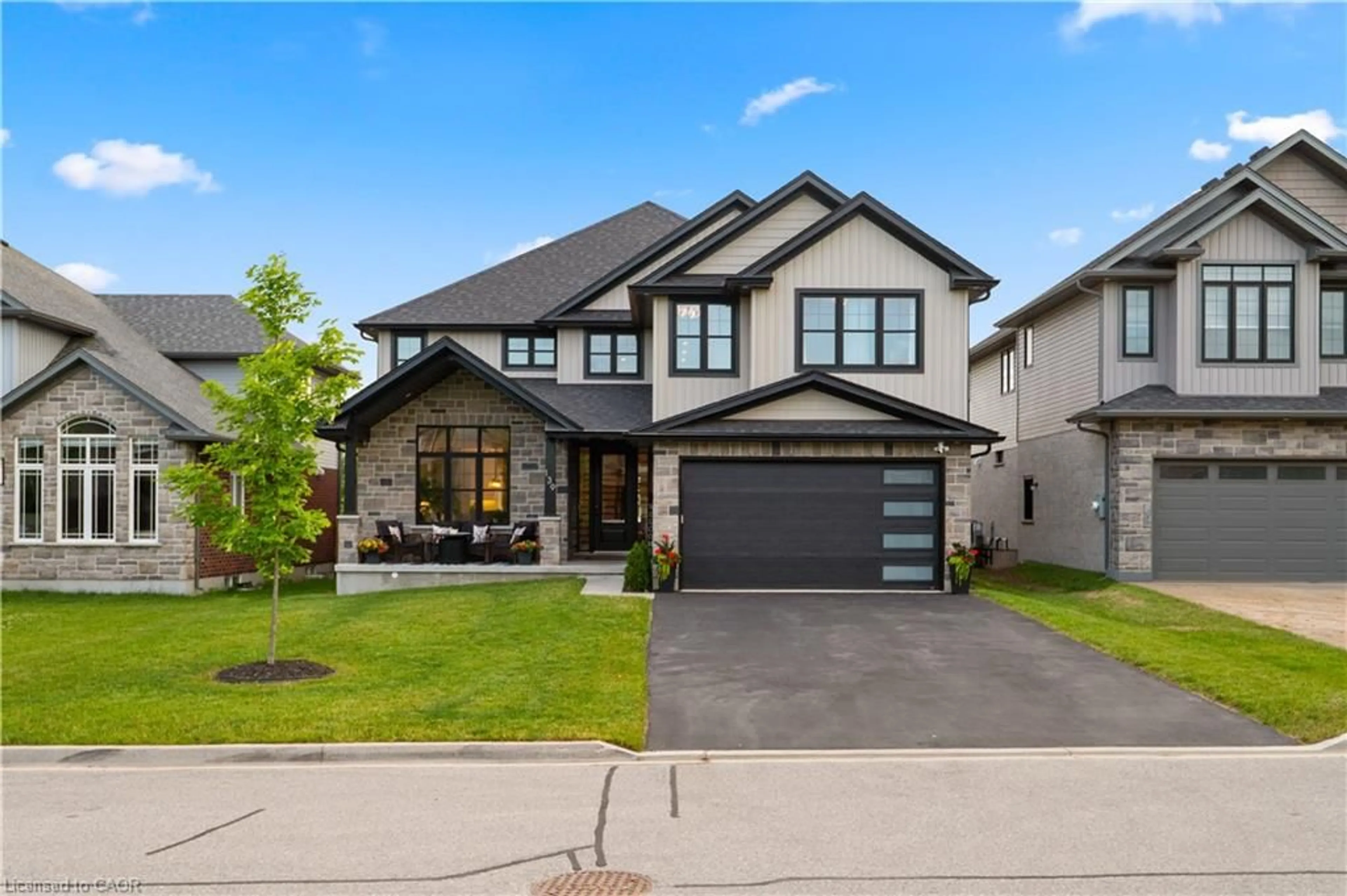 Home with brick exterior material, street for 139 Marr Dr, Elora Ontario N0B 1S0