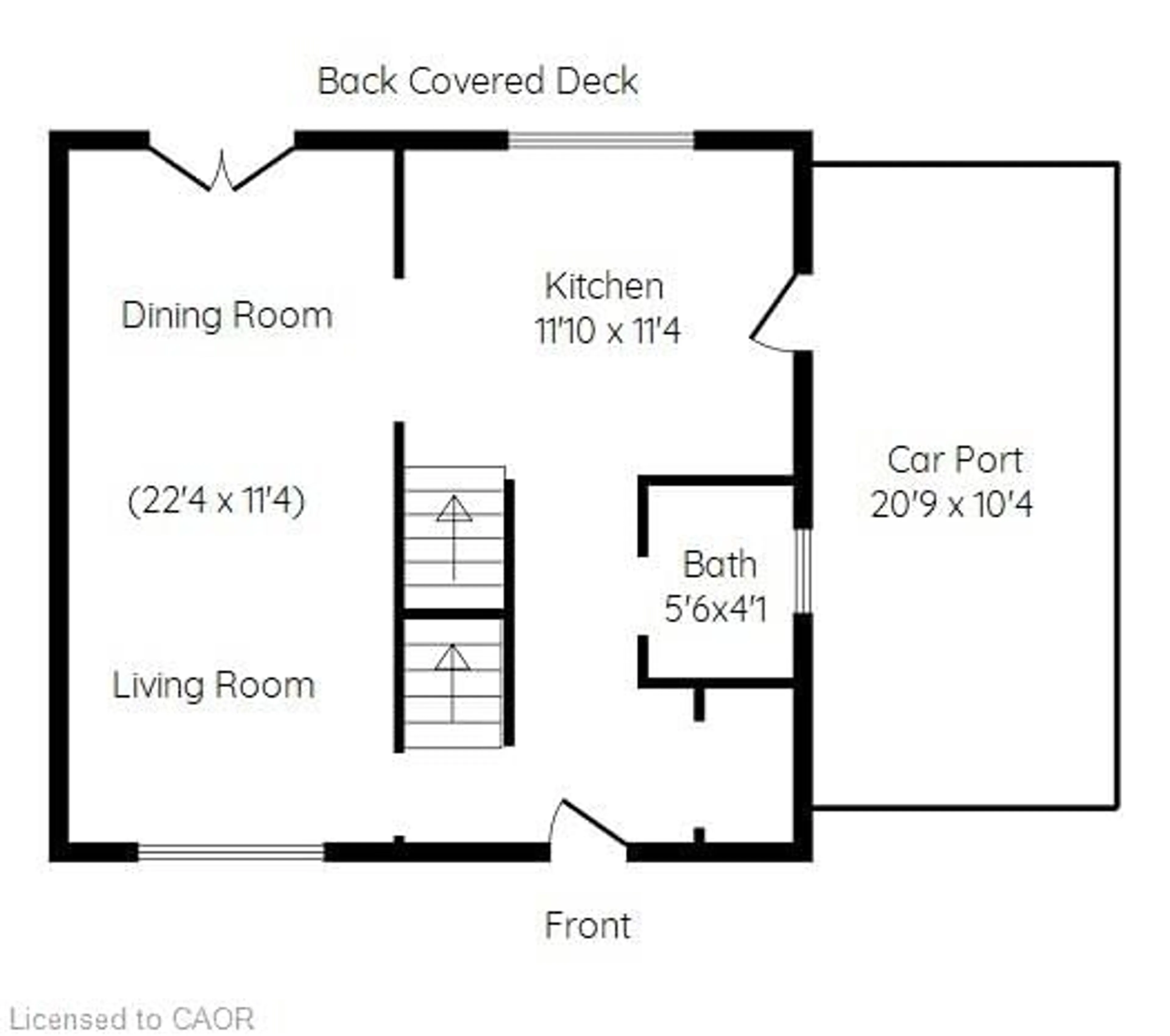 Floor plan for 2 Price Ave, Hamilton Ontario L9C 1K3