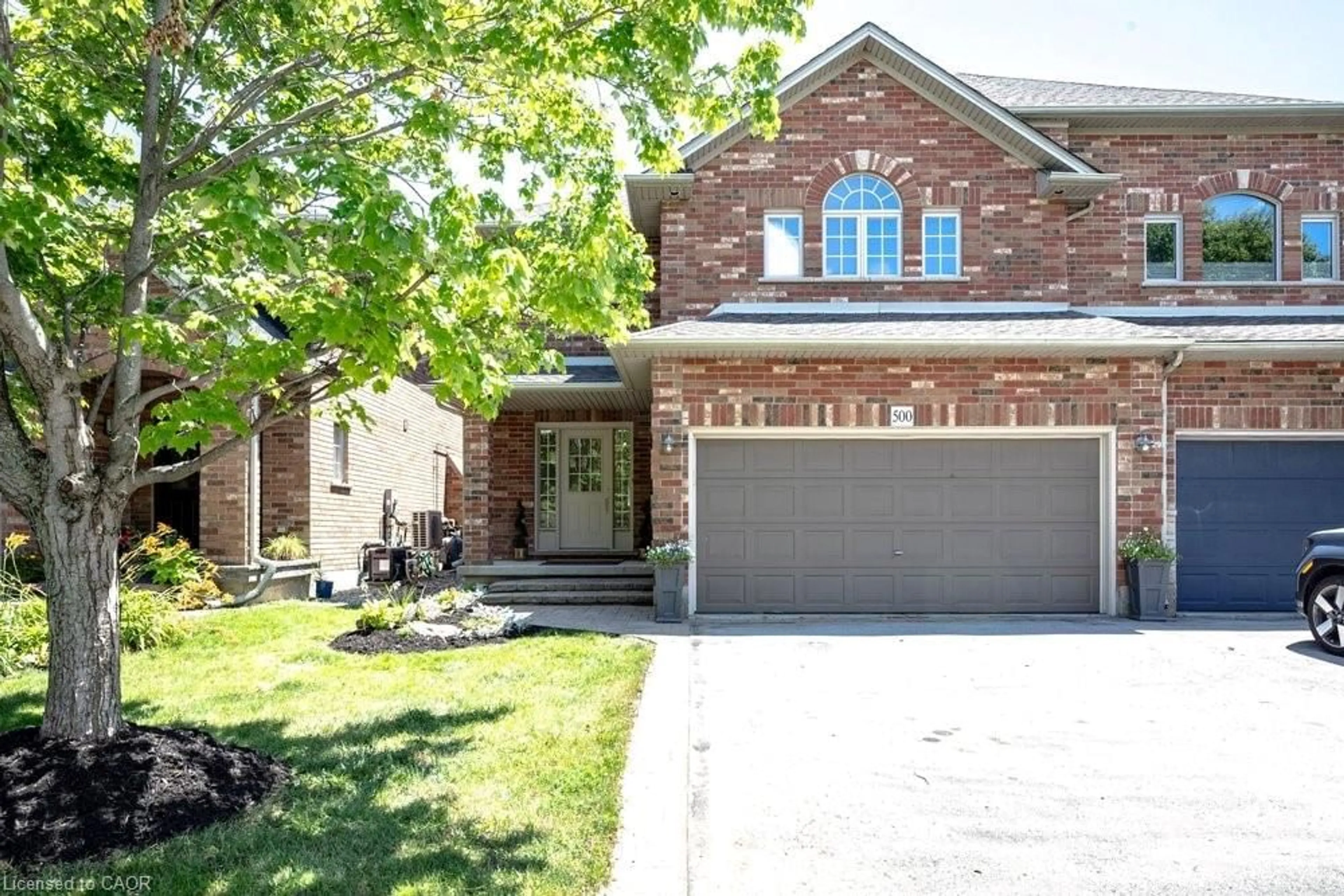 Home with brick exterior material, street for 500 Sandcherry Dr, Burlington Ontario L7T 4L4