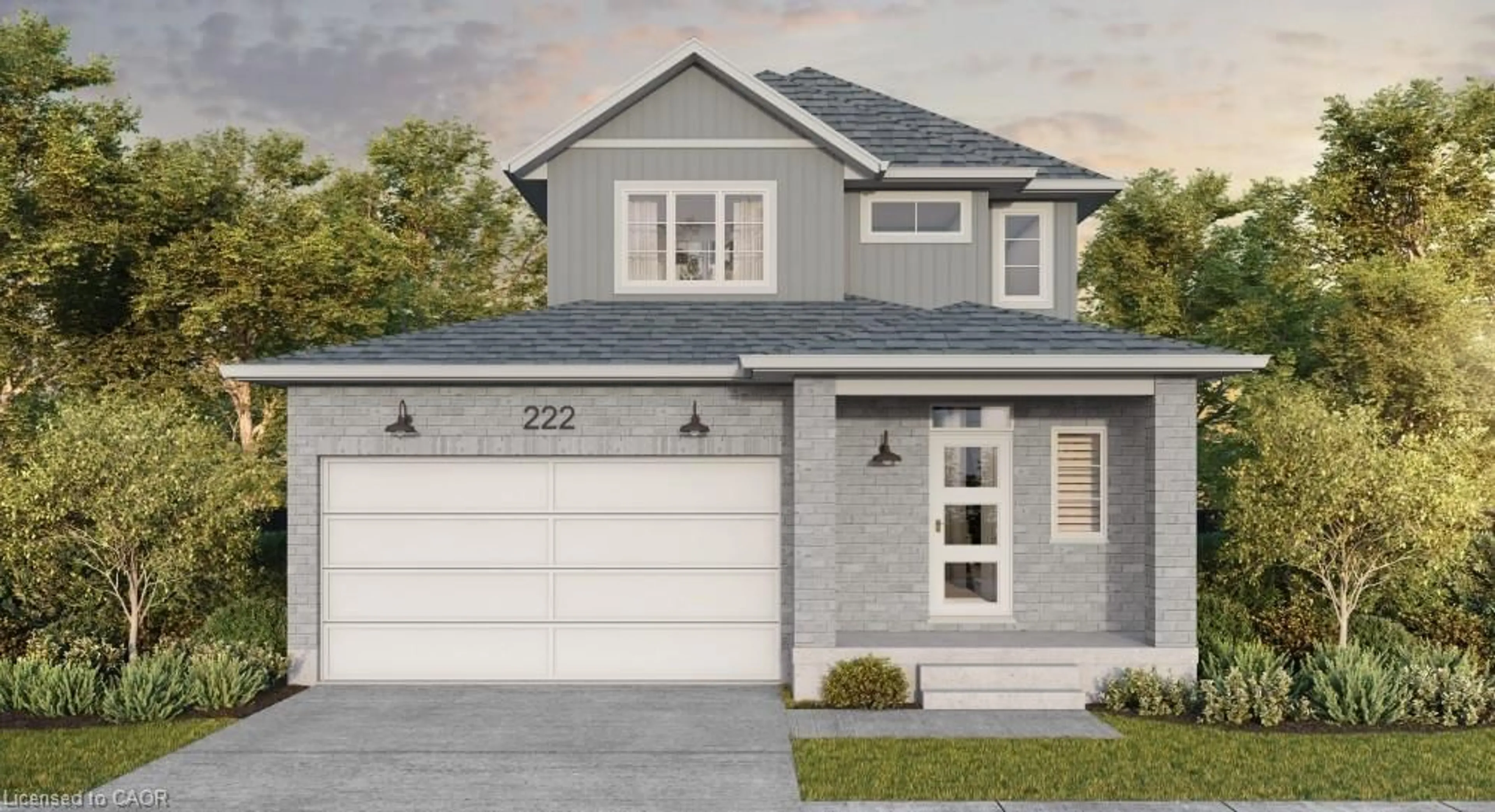 Home with vinyl exterior material, street for 169 Dempsey Dr #Lot 15, Stratford Ontario N5A 0J8