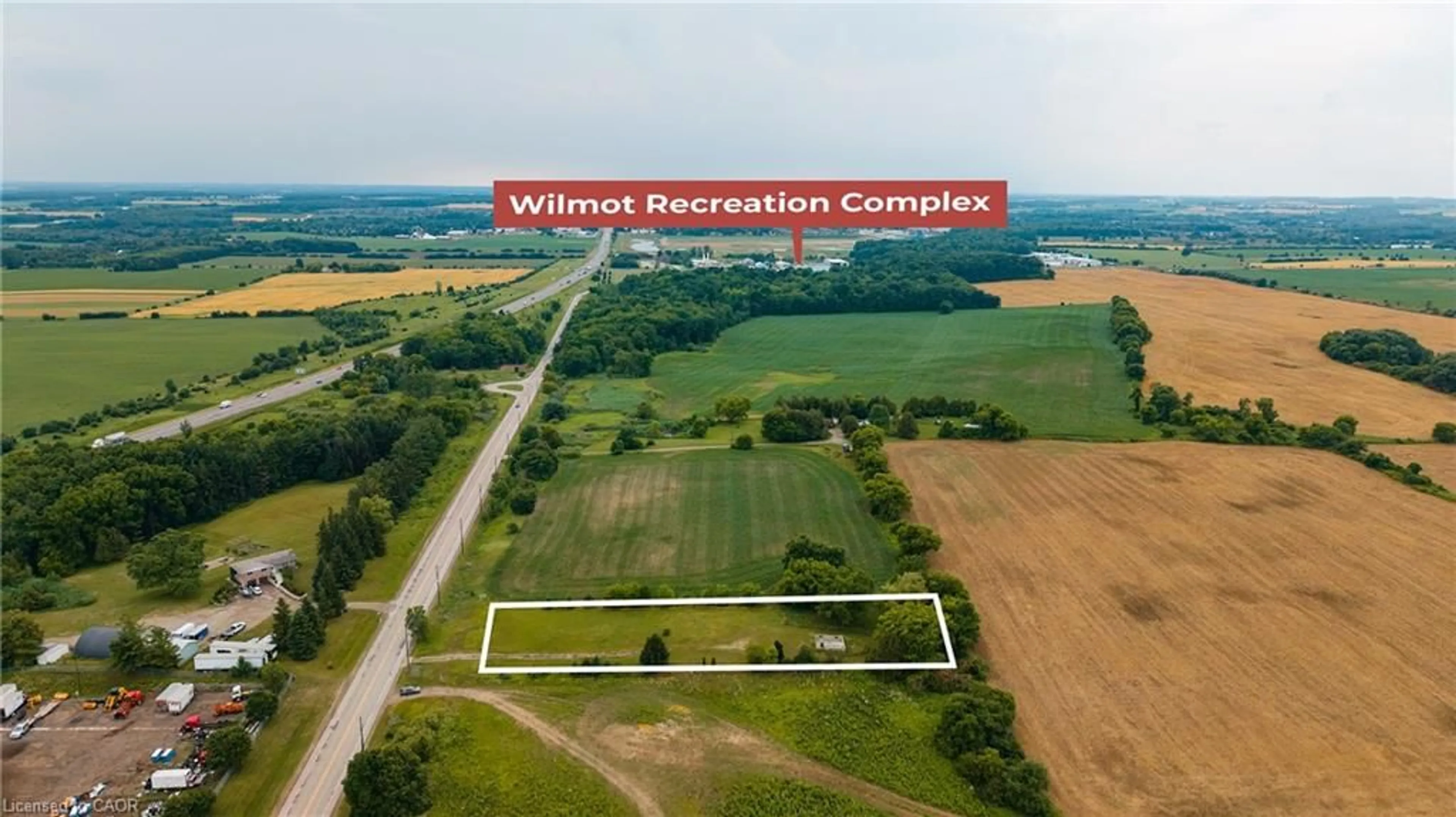 A pic from outside/outdoor area/front of a property/back of a property/a pic from drone, unknown for 1532 Gingerich Rd, Baden Ontario N3A 3J7
