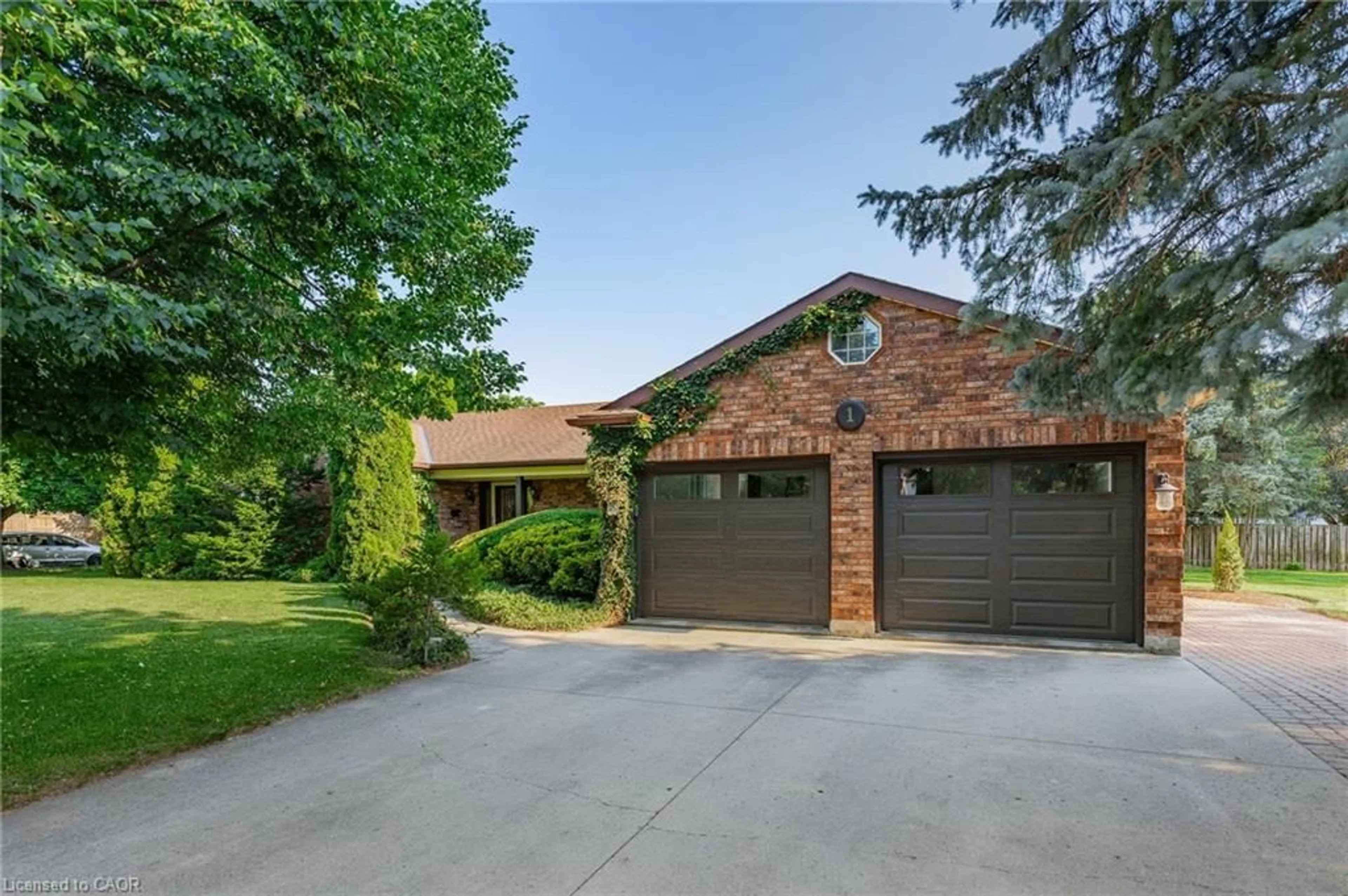 Home with brick exterior material, street for 1 Alten Way, Heidelberg Ontario N0B 1Y0