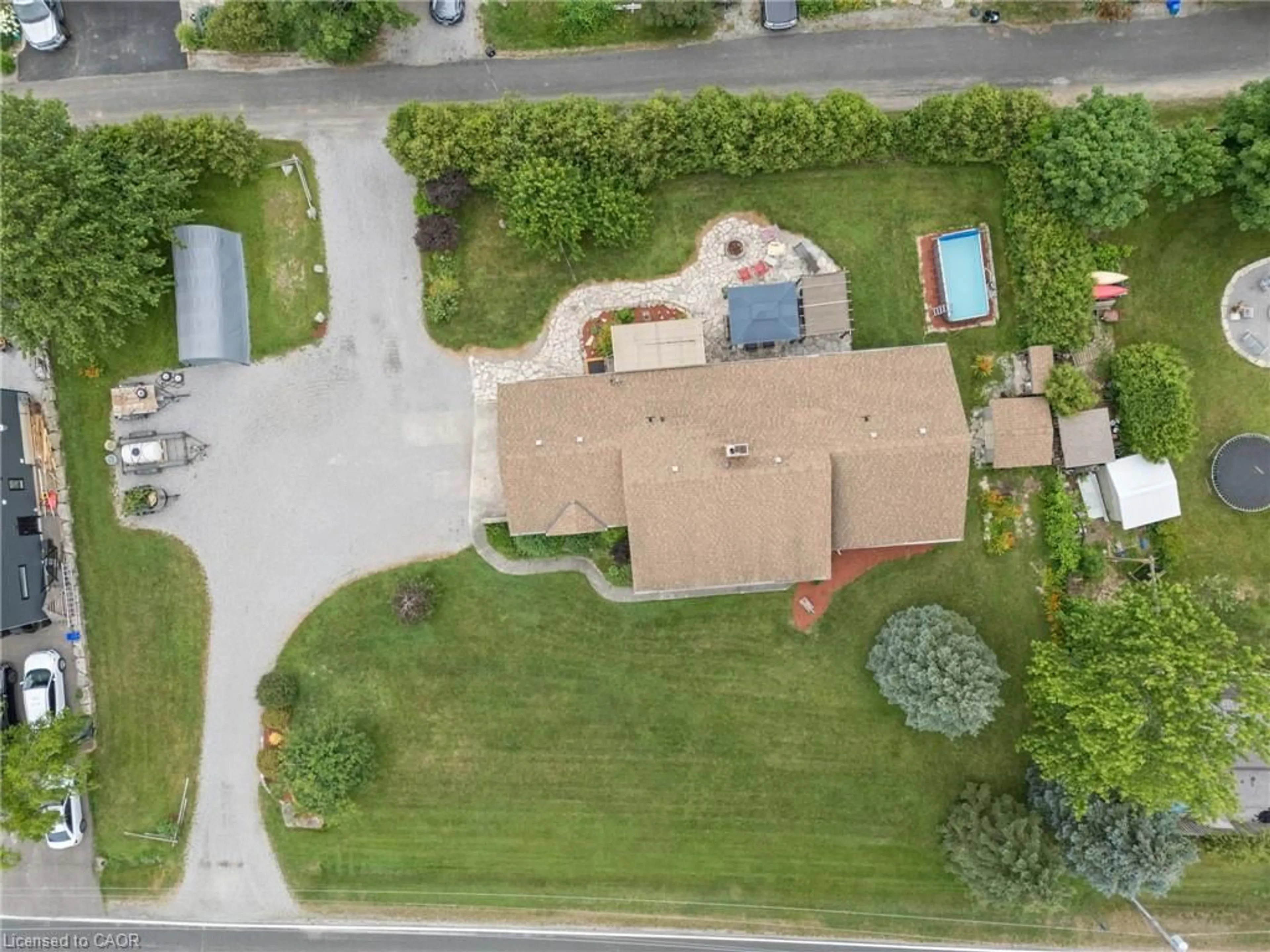 A pic from outside/outdoor area/front of a property/back of a property/a pic from drone, street for 5 Cookson St, Port Ryerse Ontario N3Y 4K2