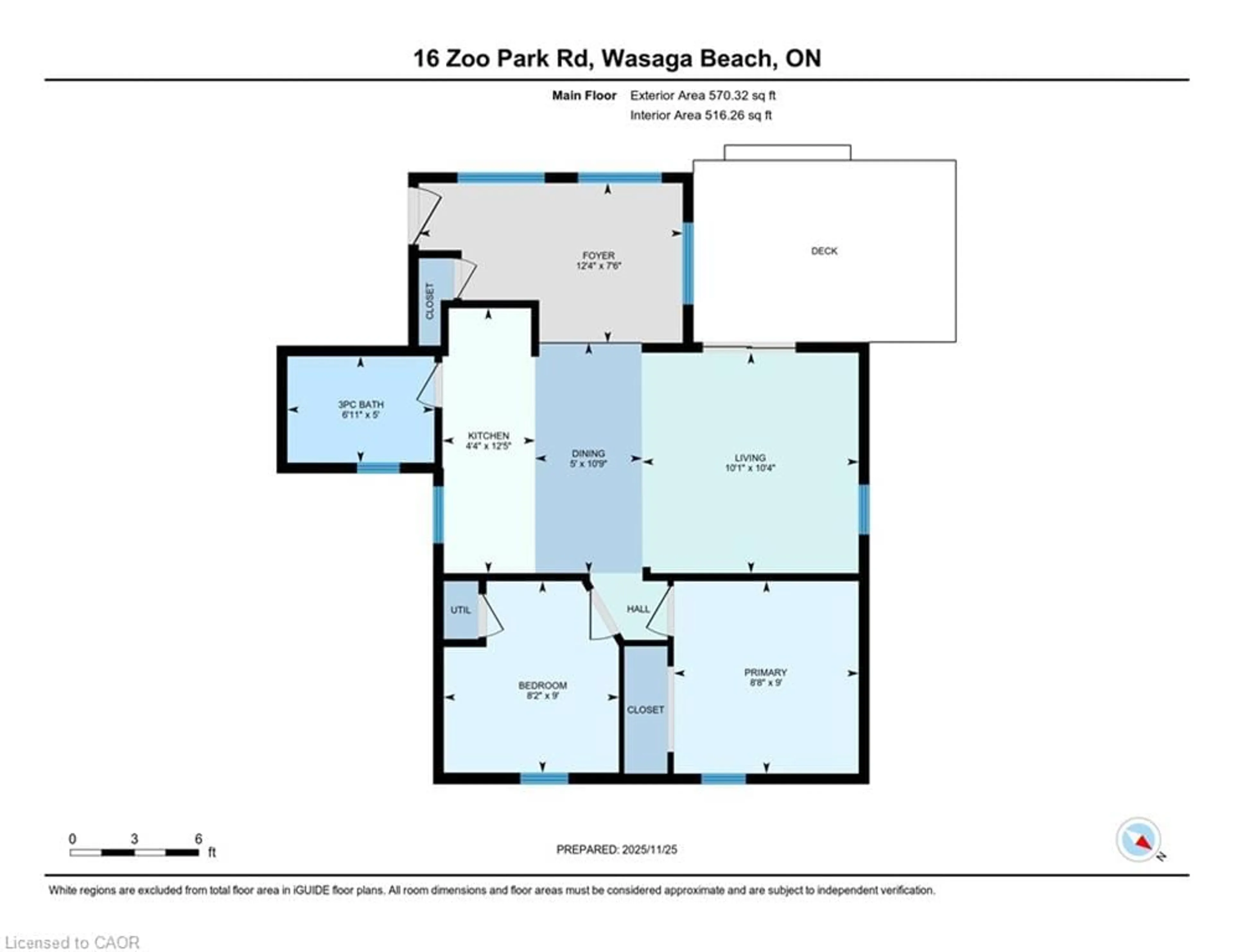 Floor plan for 16 Zoo Park Rd, Wasaga Beach Ontario L9Z 2L8