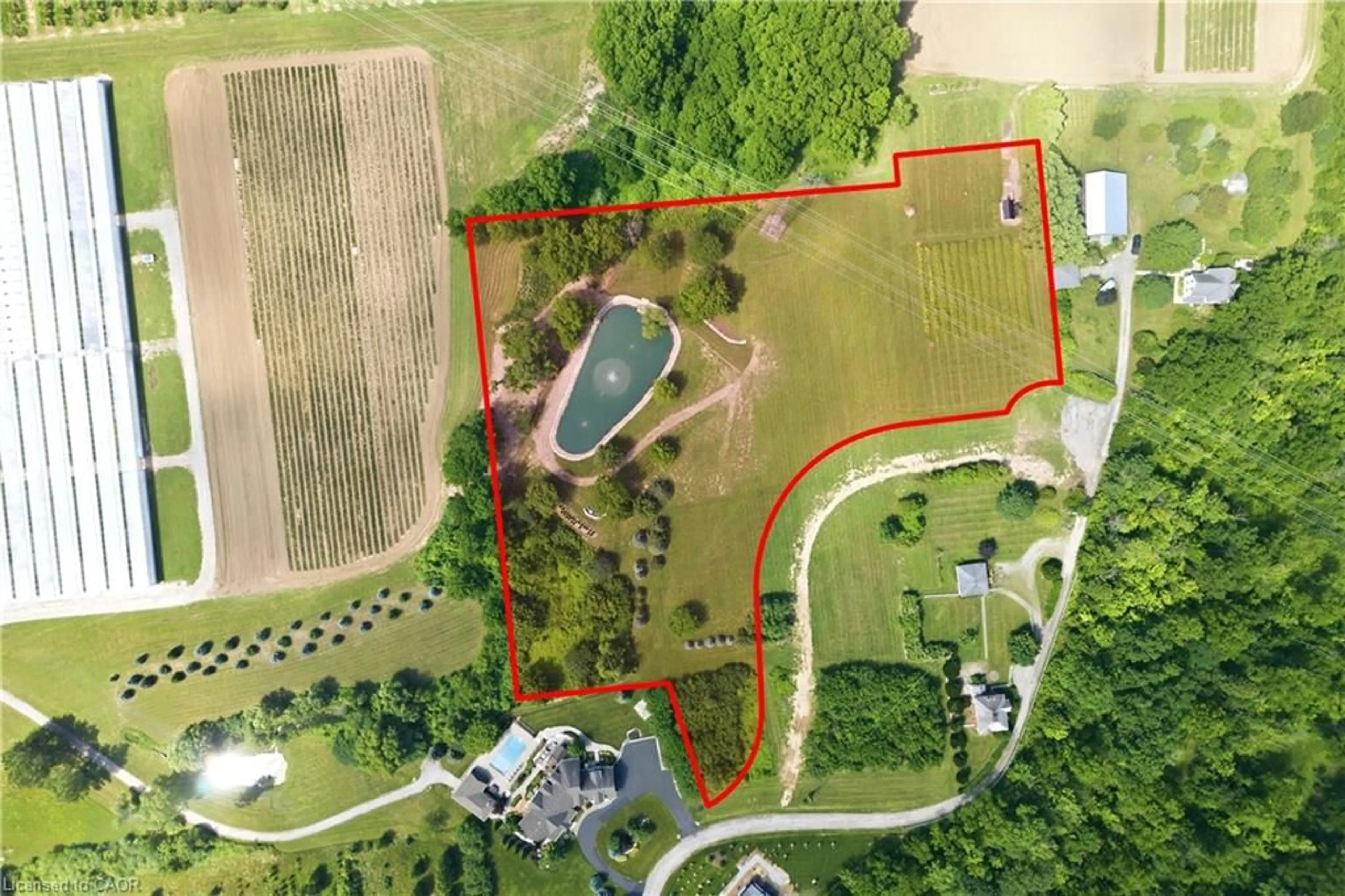 A pic from outside/outdoor area/front of a property/back of a property/a pic from drone, unknown for LOT 1 Tallman Dr, Vineland Ontario L0R 2C0