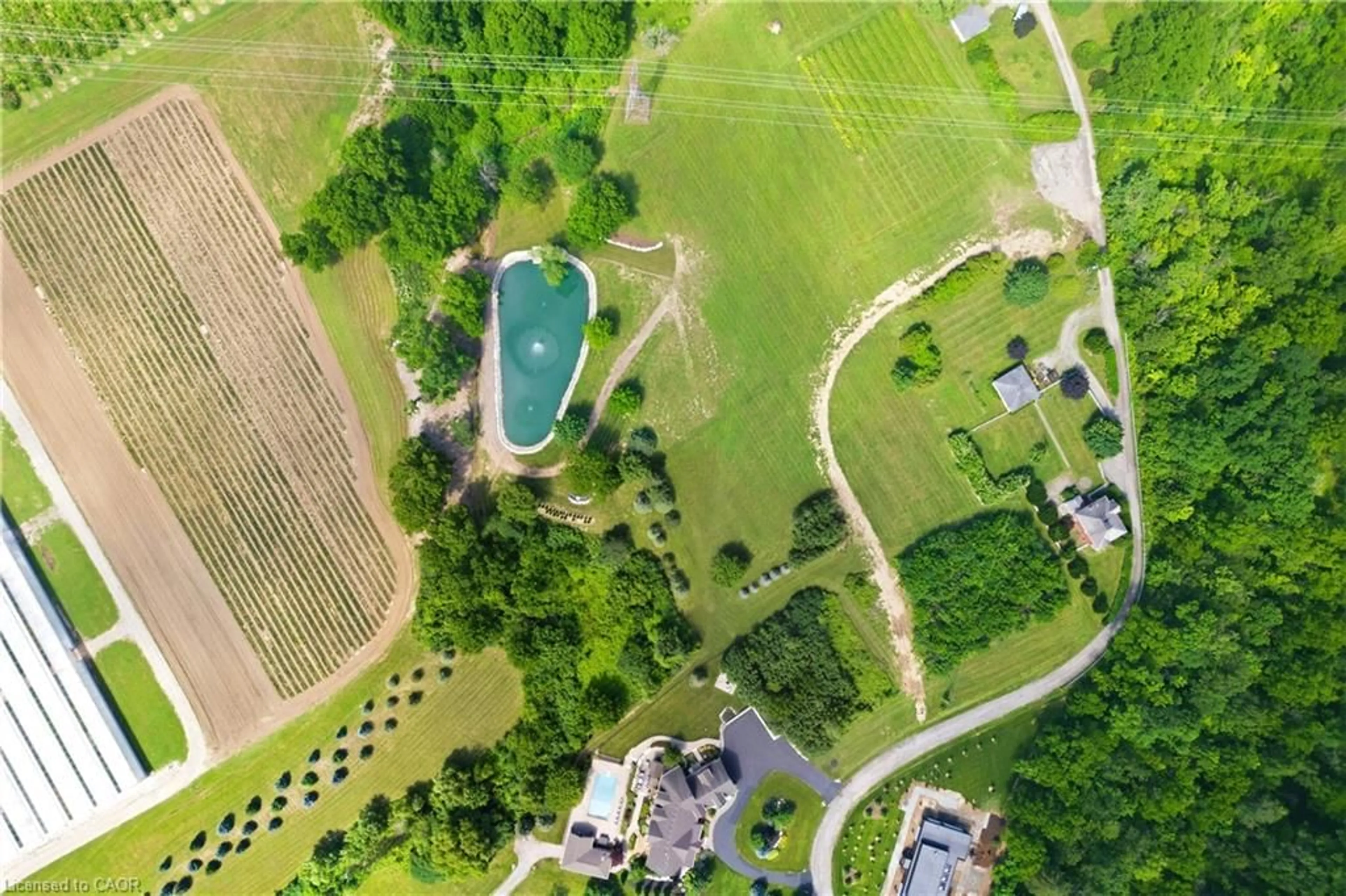 A pic from outside/outdoor area/front of a property/back of a property/a pic from drone, water/lake/river/ocean view for LOT 1 Tallman Dr, Vineland Ontario L0R 2C0
