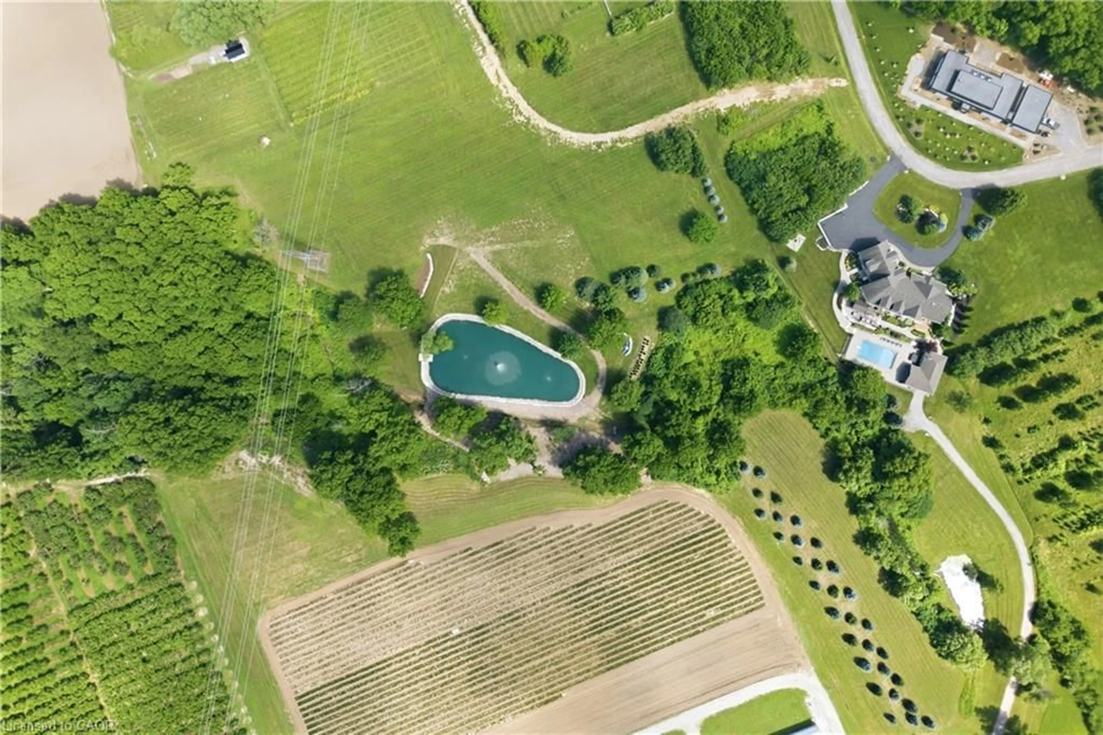 A pic from outside/outdoor area/front of a property/back of a property/a pic from drone, water/lake/river/ocean view for LOT 1 Tallman Dr, Vineland Ontario L0R 2C0