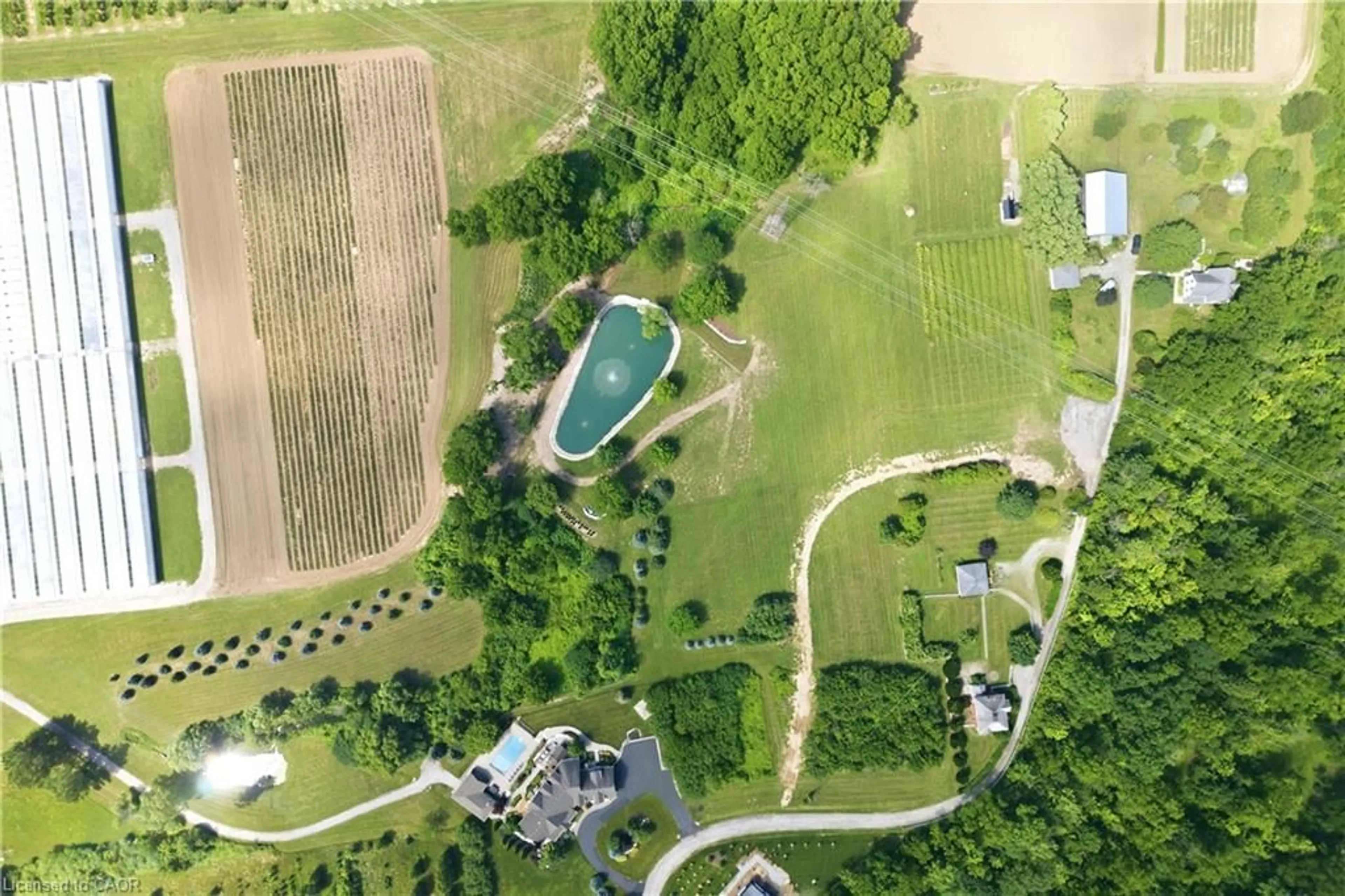 A pic from outside/outdoor area/front of a property/back of a property/a pic from drone, water/lake/river/ocean view for LOT 1 Tallman Dr, Vineland Ontario L0R 2C0
