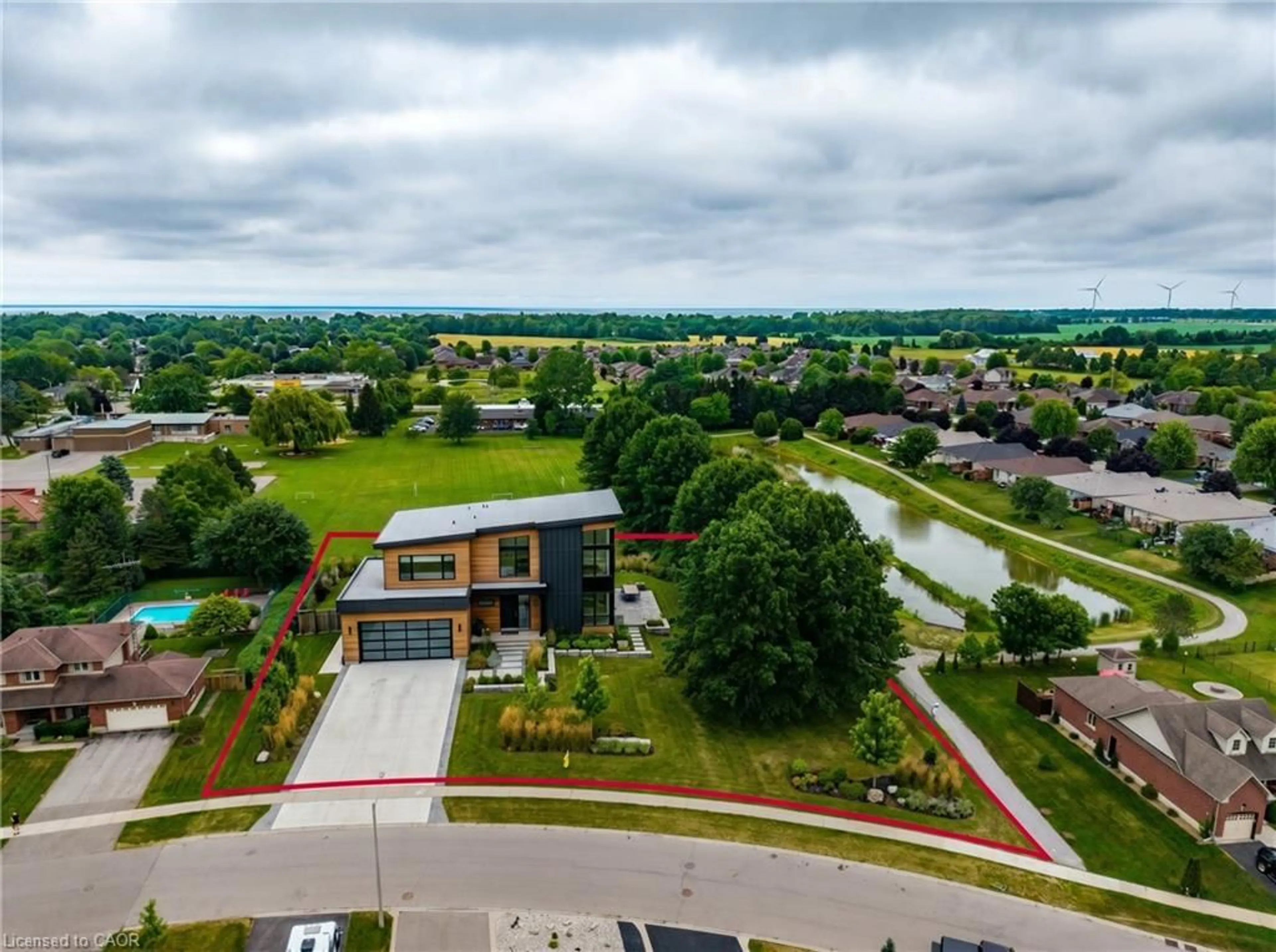 A pic from outside/outdoor area/front of a property/back of a property/a pic from drone, unknown for 0 Kelly Dr, Port Dover Ontario N0A 1N5