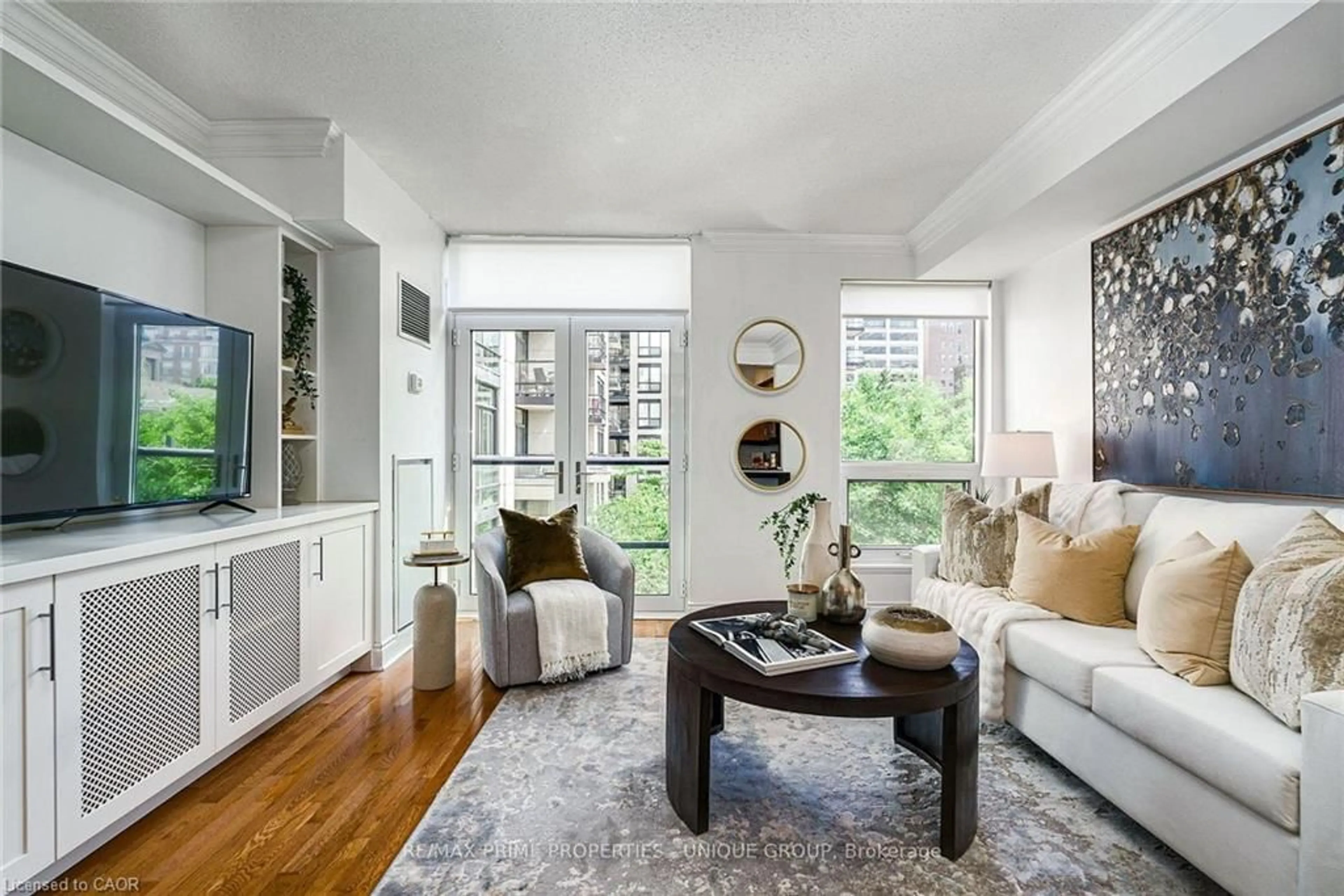Living room with furniture, unknown for 10 Delisle Ave #315, Toronto Ontario M4V 3C6