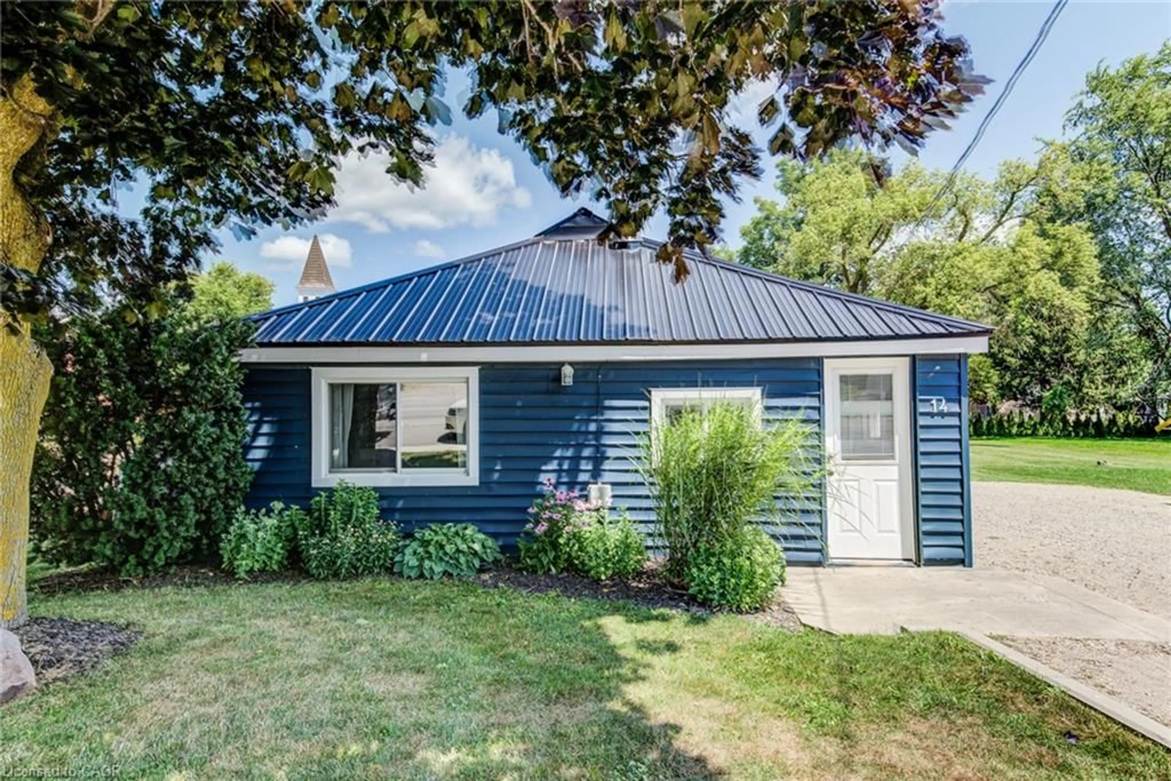 Home with vinyl exterior material, street for 14 Maddison St, Monkton Ontario N0K 1P0