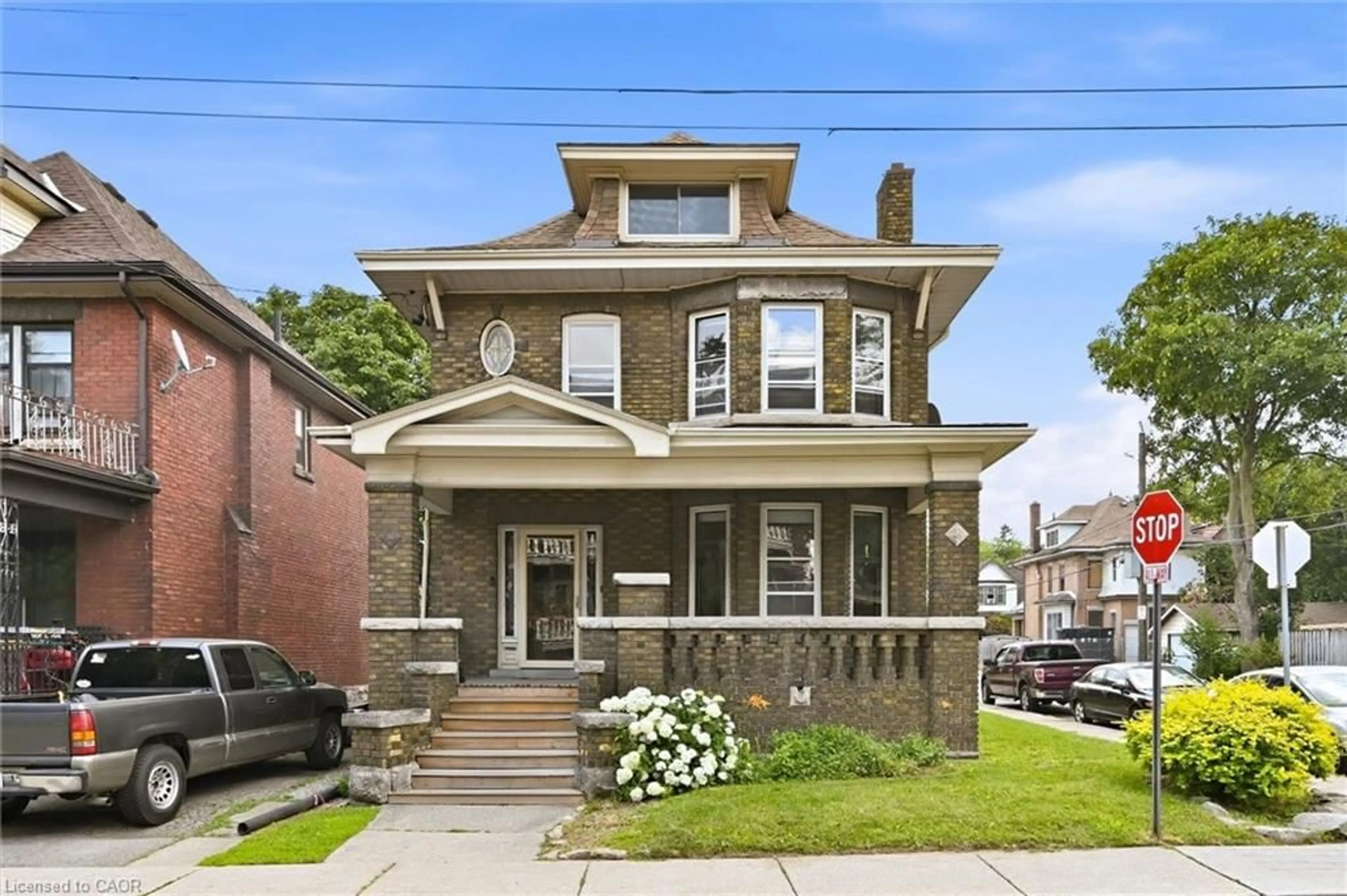 Home with brick exterior material, street for 81 Carrick Ave, Hamilton Ontario L8M 2W4
