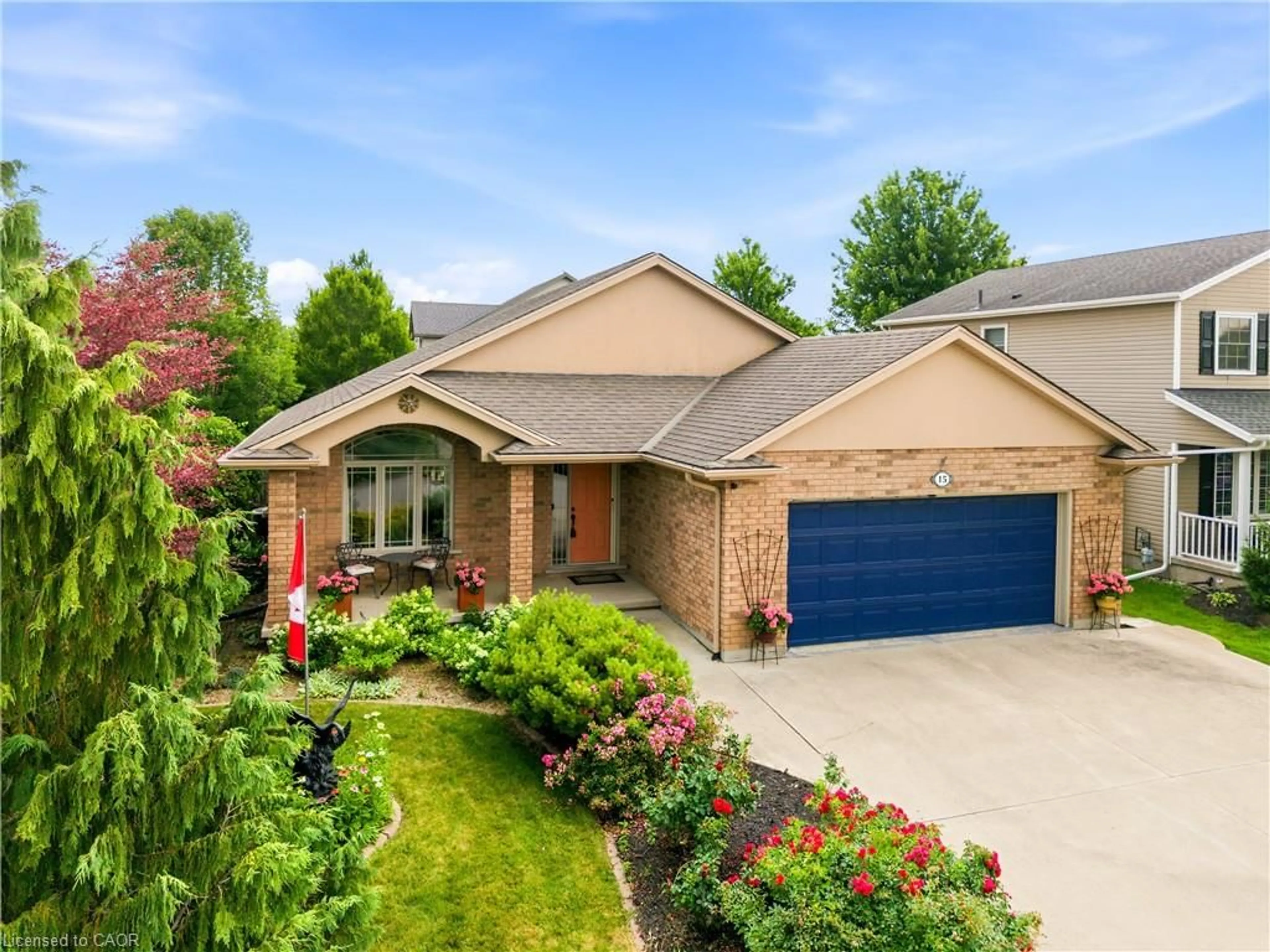 Home with brick exterior material, street for 15 Hope Ave, Virgil Ontario L0S 1T0