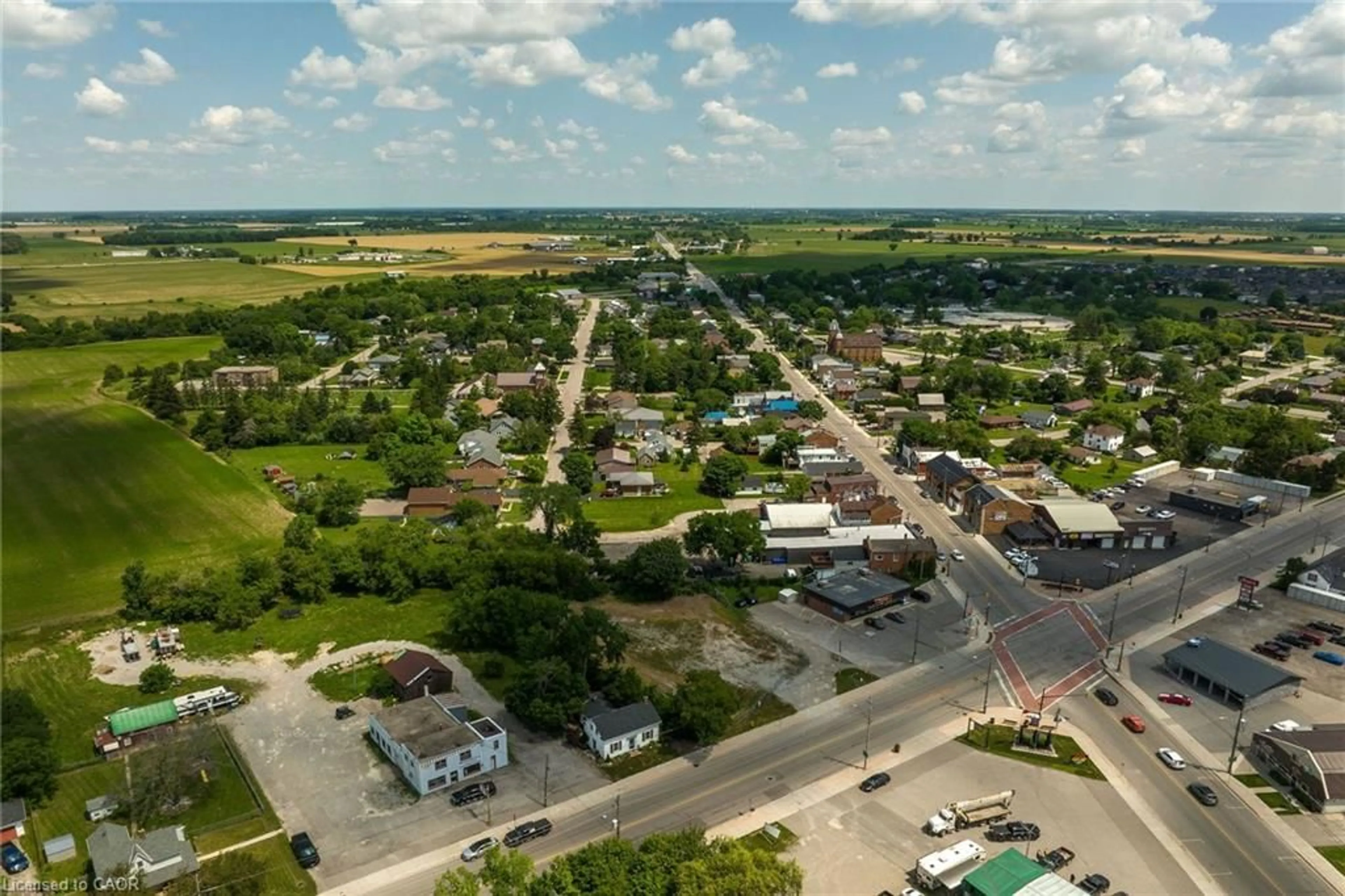 A pic from outside/outdoor area/front of a property/back of a property/a pic from drone, street for 4 Talbot St, Jarvis Ontario N0A 1J0