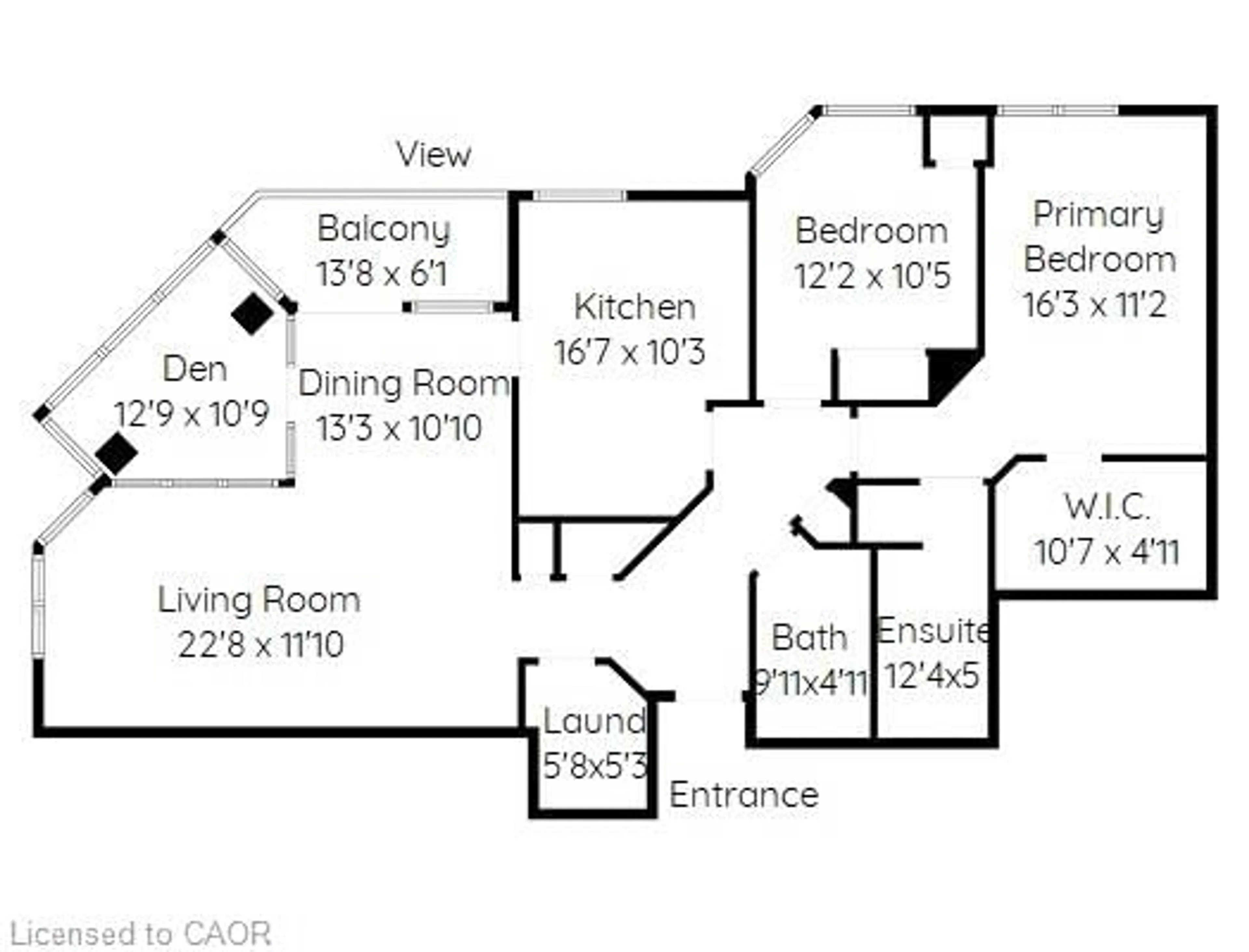 Floor plan for 55 Kingsbridge Garden Cir #2210, Mississauga Ontario L5R 1Y1