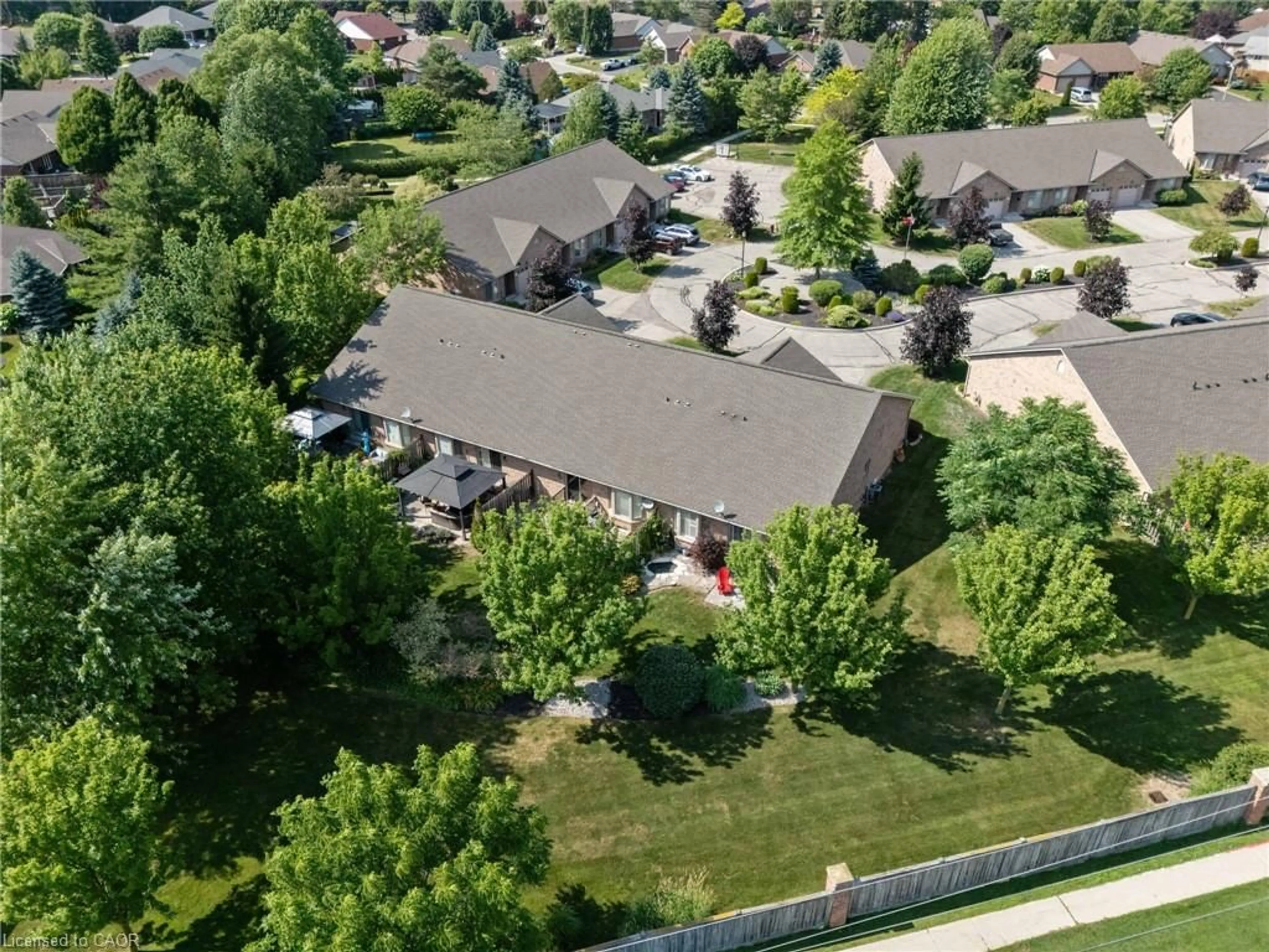 A pic from outside/outdoor area/front of a property/back of a property/a pic from drone, street for 19 Somerset Dr #16, Port Dover Ontario N0A 1N7