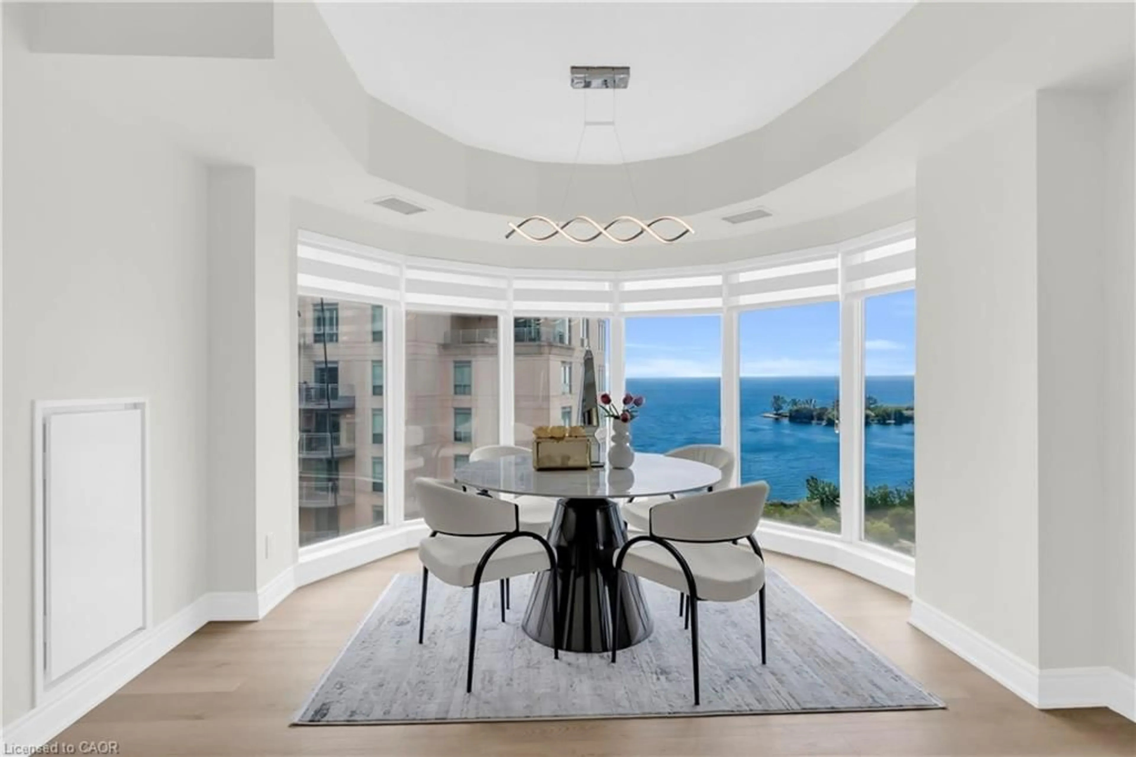 Dining room, ceramic/tile floor for 2111 Lake Shore Blvd #1603, Etobicoke Ontario M8V 4B2