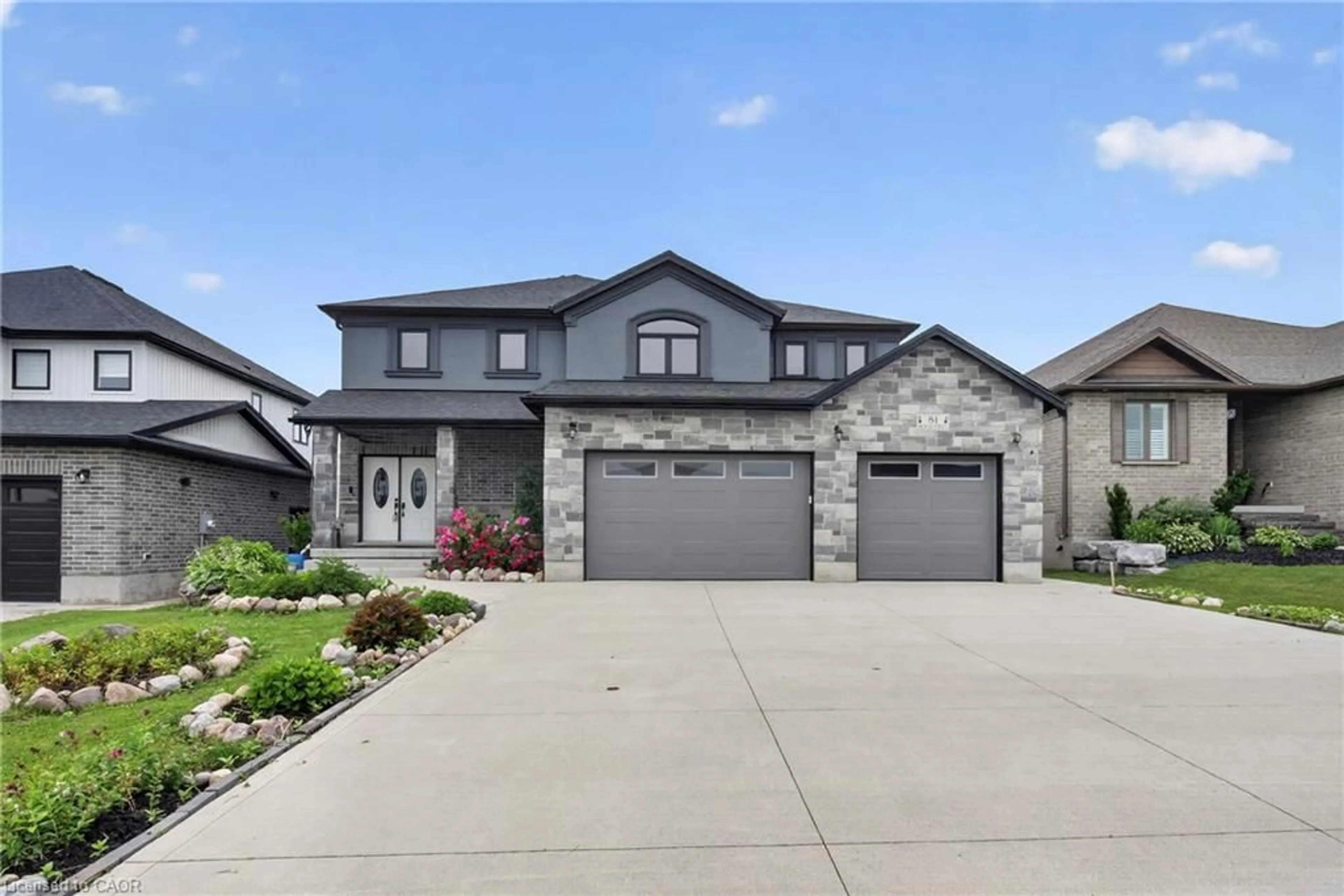 Home with brick exterior material, street for 81 Reagan St, Milverton Ontario N0K 1M0