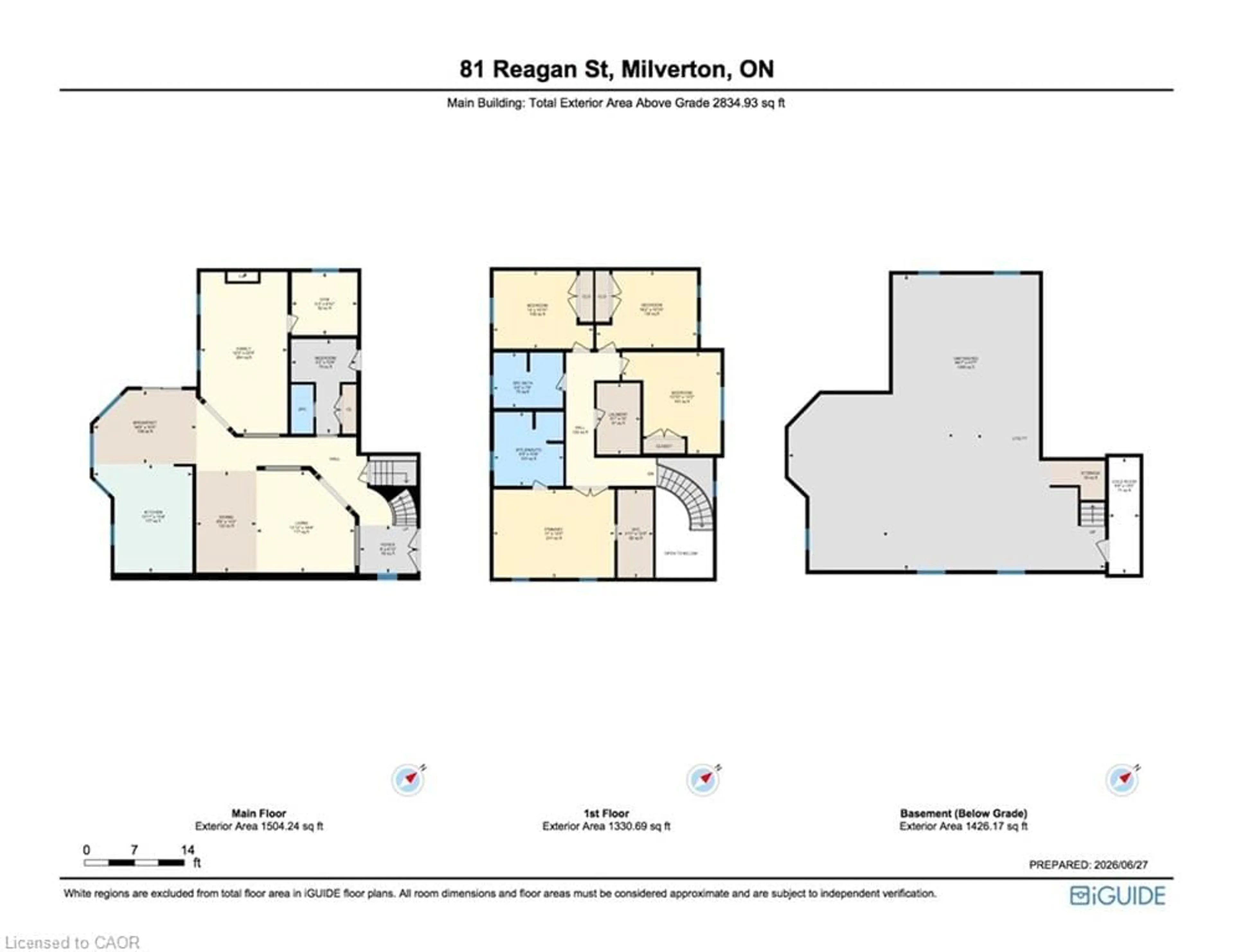 Floor plan for 81 Reagan St, Milverton Ontario N0K 1M0