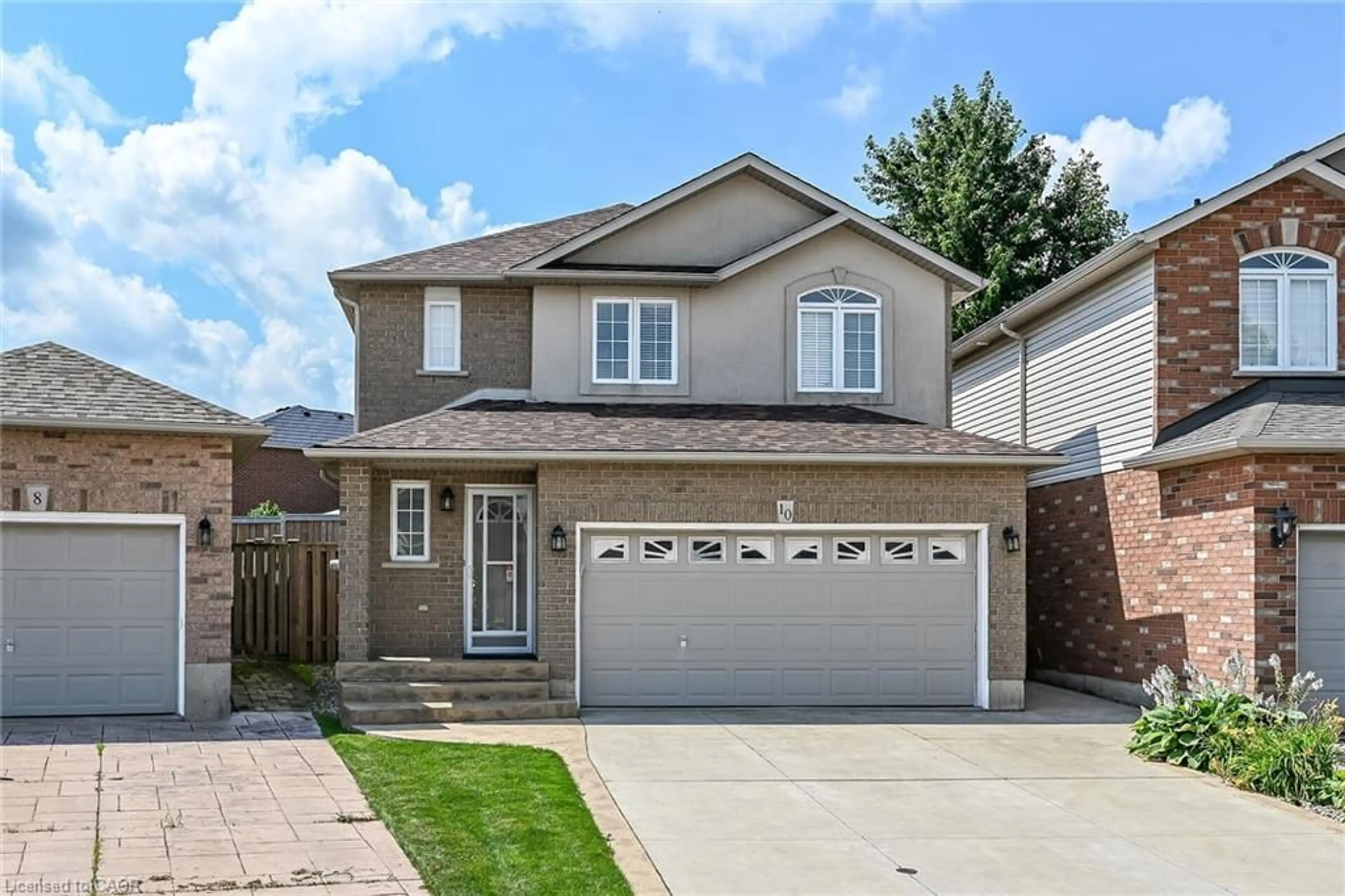 Home with vinyl exterior material, street for 10 Morgante Crt, Hamilton Ontario L9B 2W9