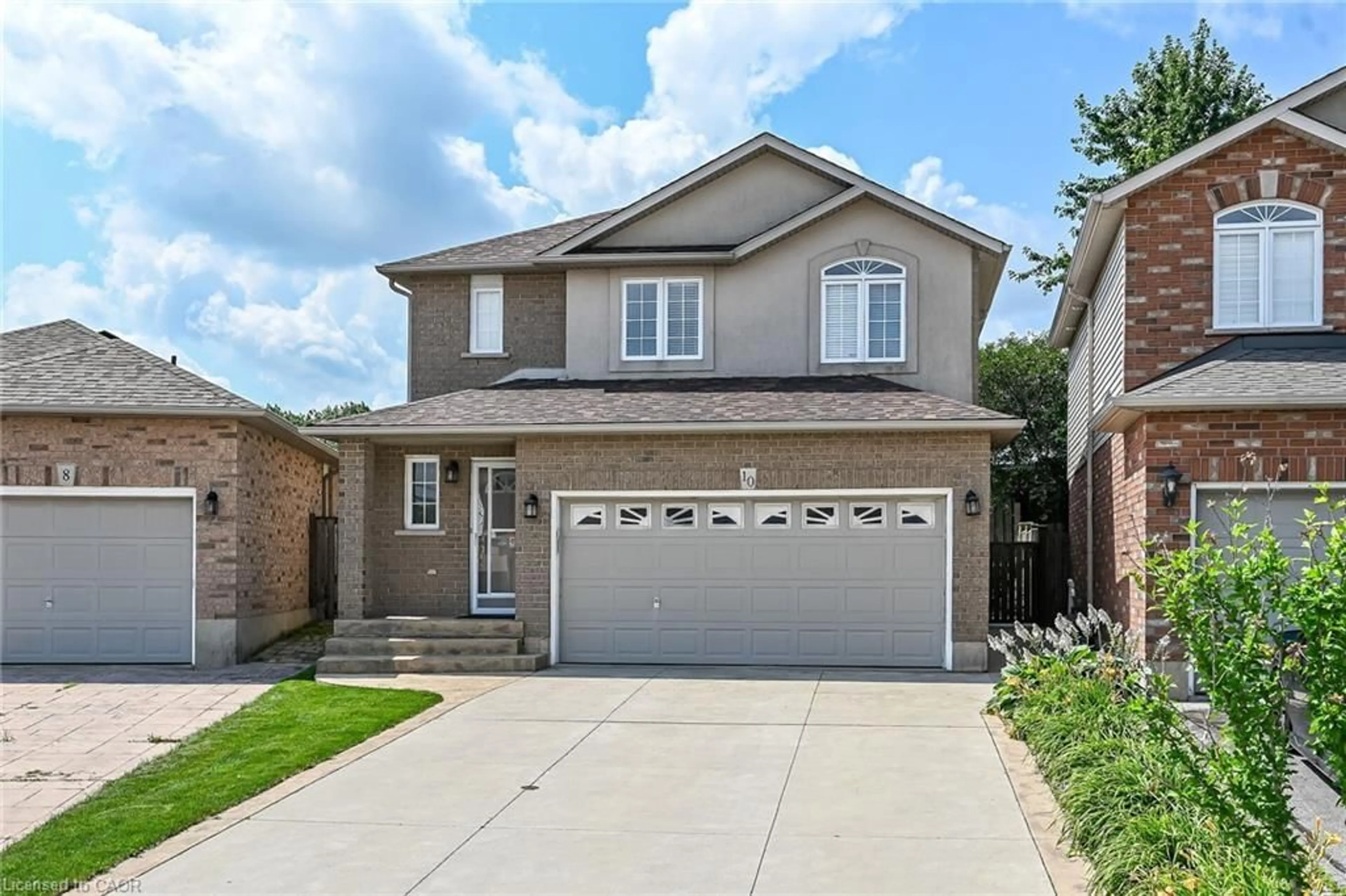 Home with brick exterior material, street for 10 Morgante Crt, Hamilton Ontario L9B 2W9