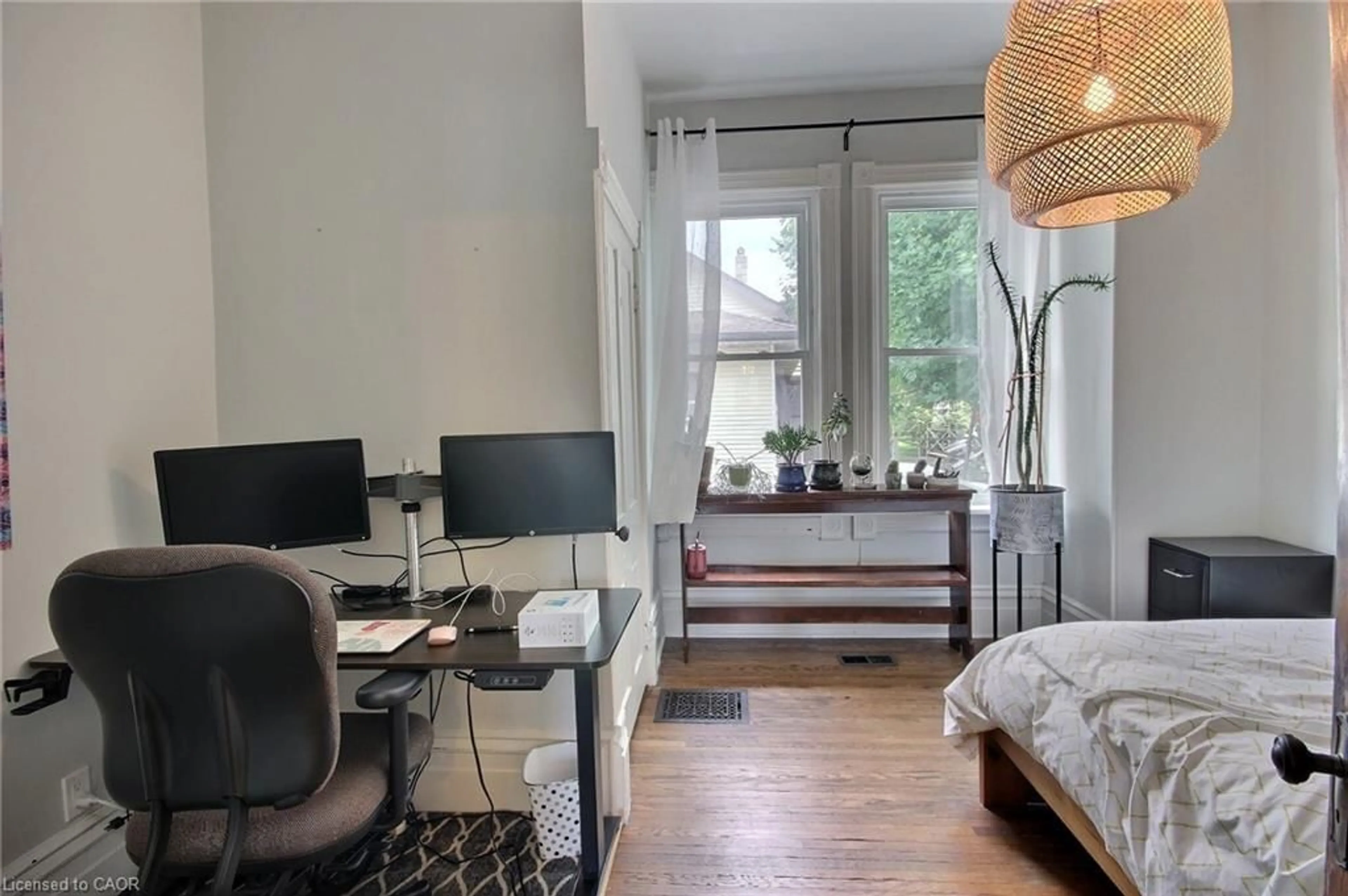 Living room with furniture, wood/laminate floor for 206 Union St, Listowel Ontario N4W 2G9