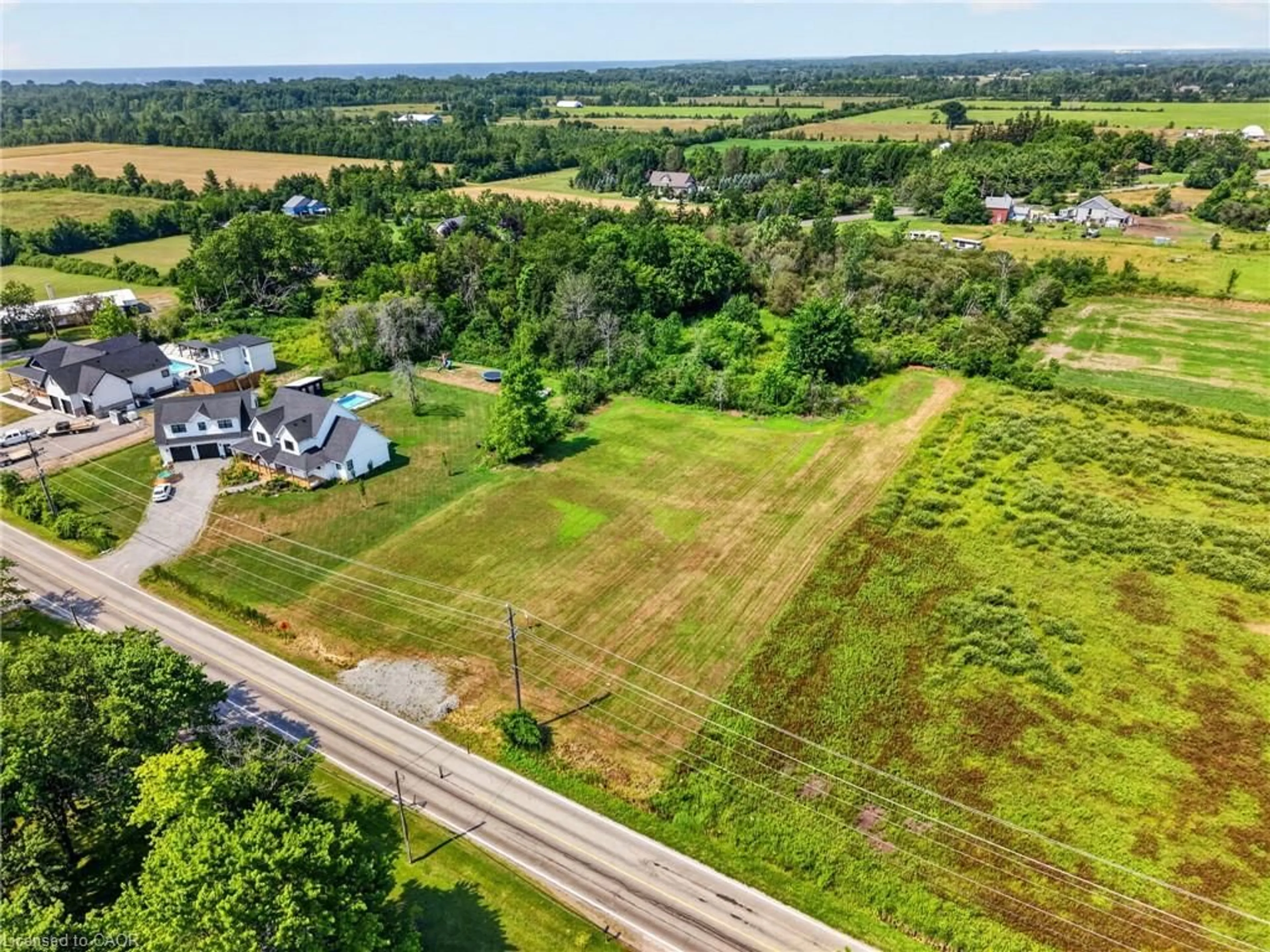 A pic from outside/outdoor area/front of a property/back of a property/a pic from drone, street for PART 3 Empire Rd, Sherkston Ontario L0S 1R0