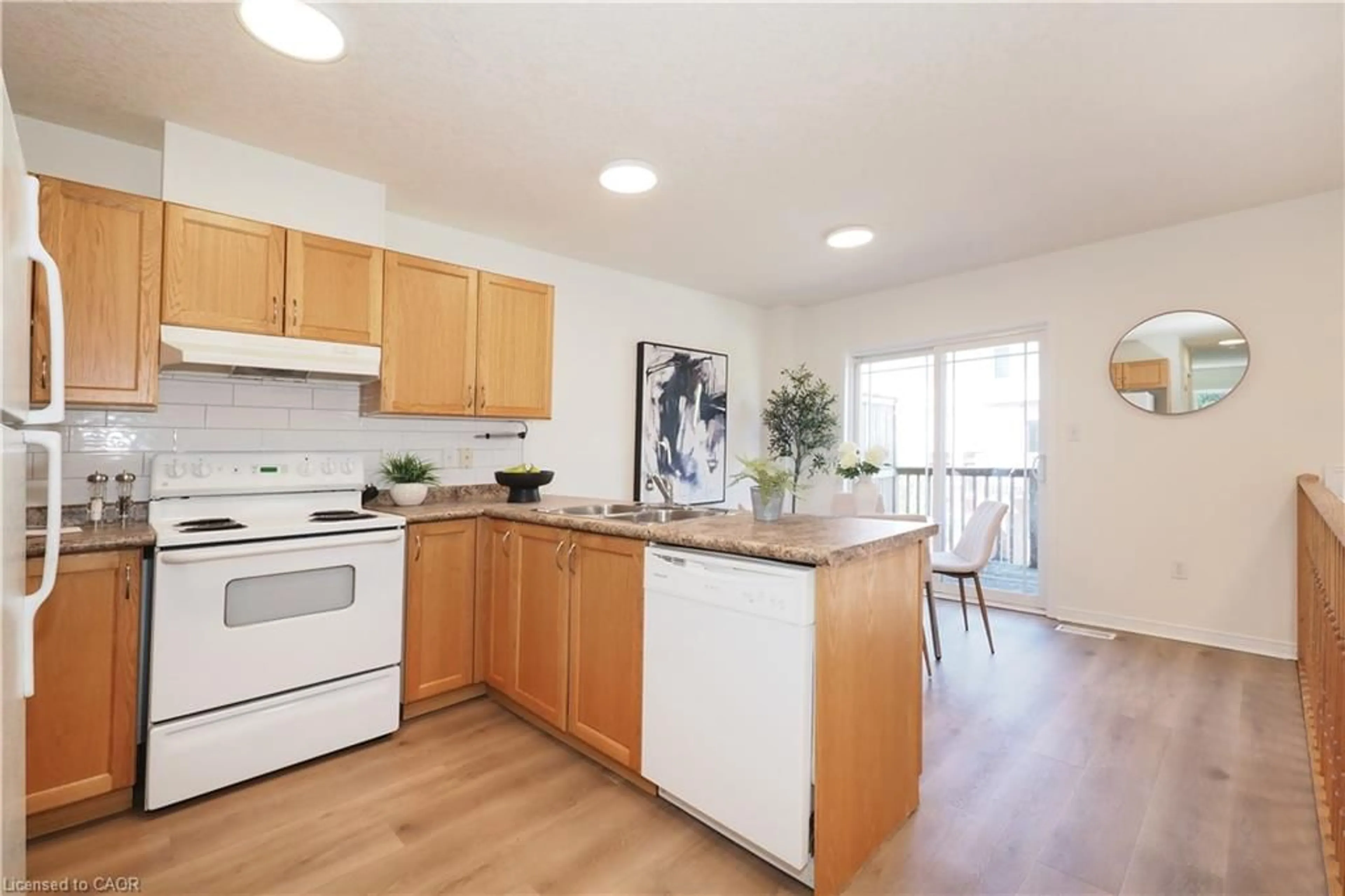 Standard kitchen, wood/laminate floor for 619 Wild Ginger Ave #H47, Waterloo Ontario N2V 2X1