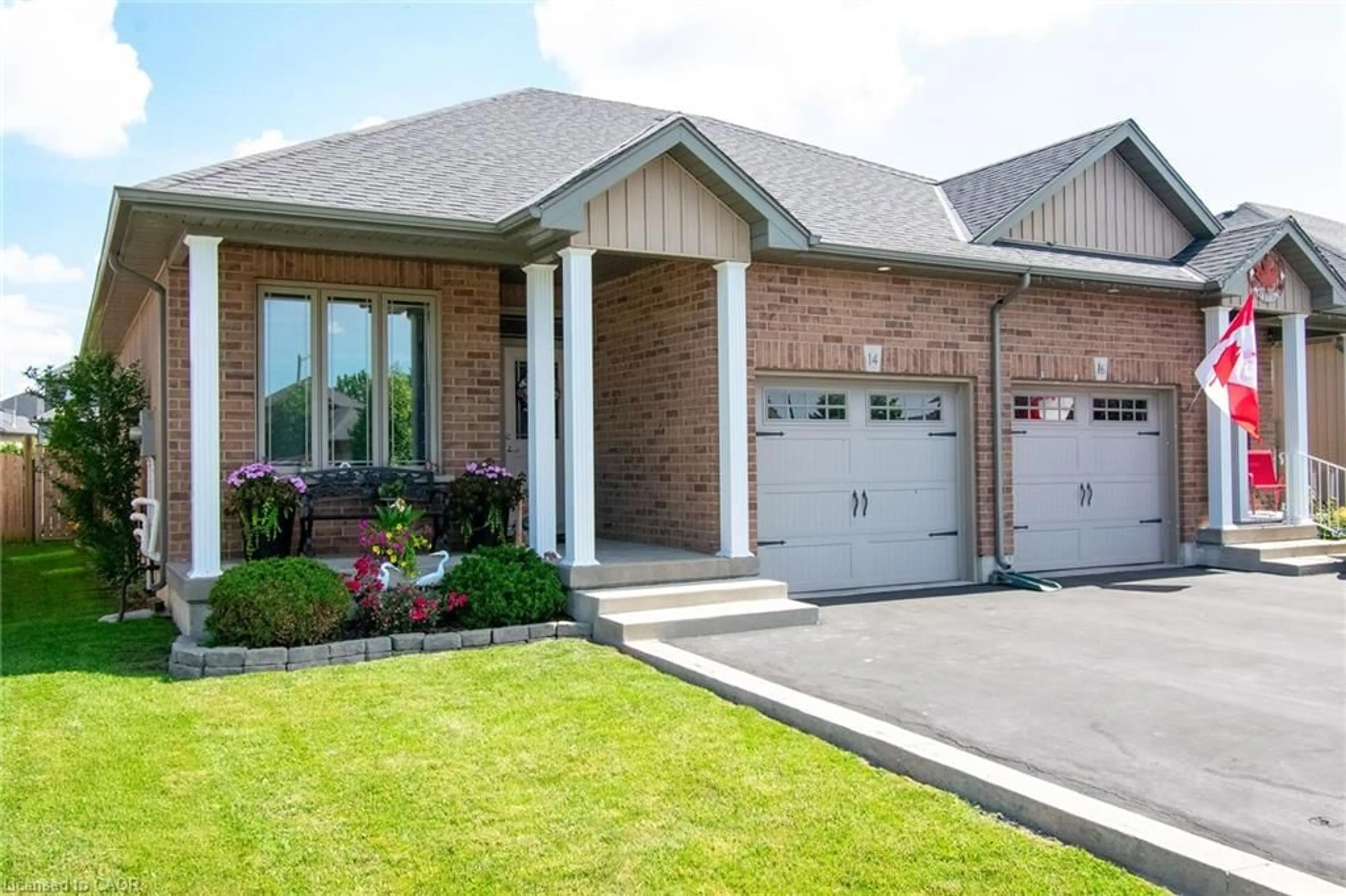 Home with brick exterior material, street for 14 Lafayette St, Jarvis Ontario N0A 1J0