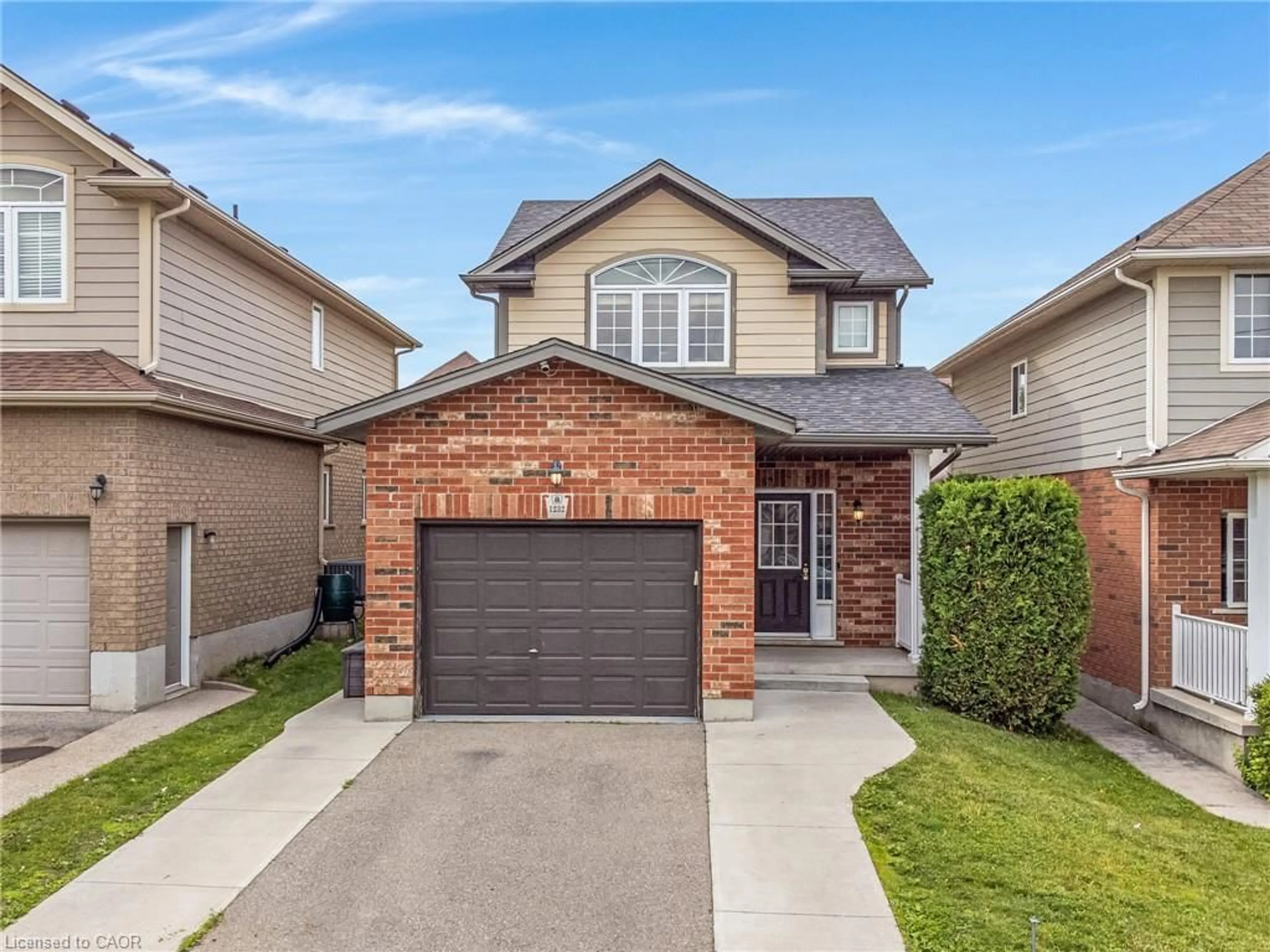 Home with brick exterior material, street for 1232 Old Zeller Dr, Kitchener Ontario N2A 0A3