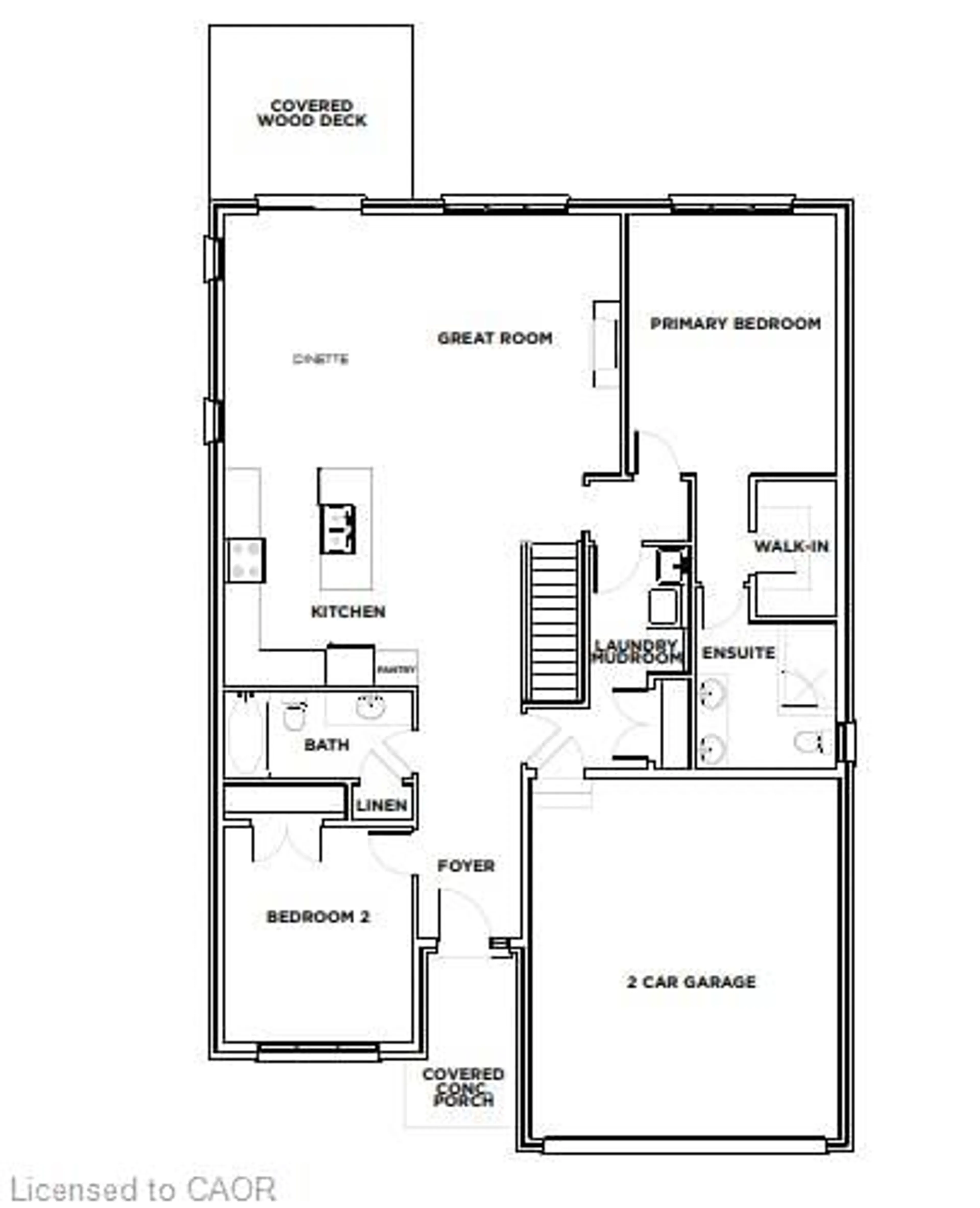 Floor plan for 96 Craddock Blvd, Jarvis Ontario N0A 1J0