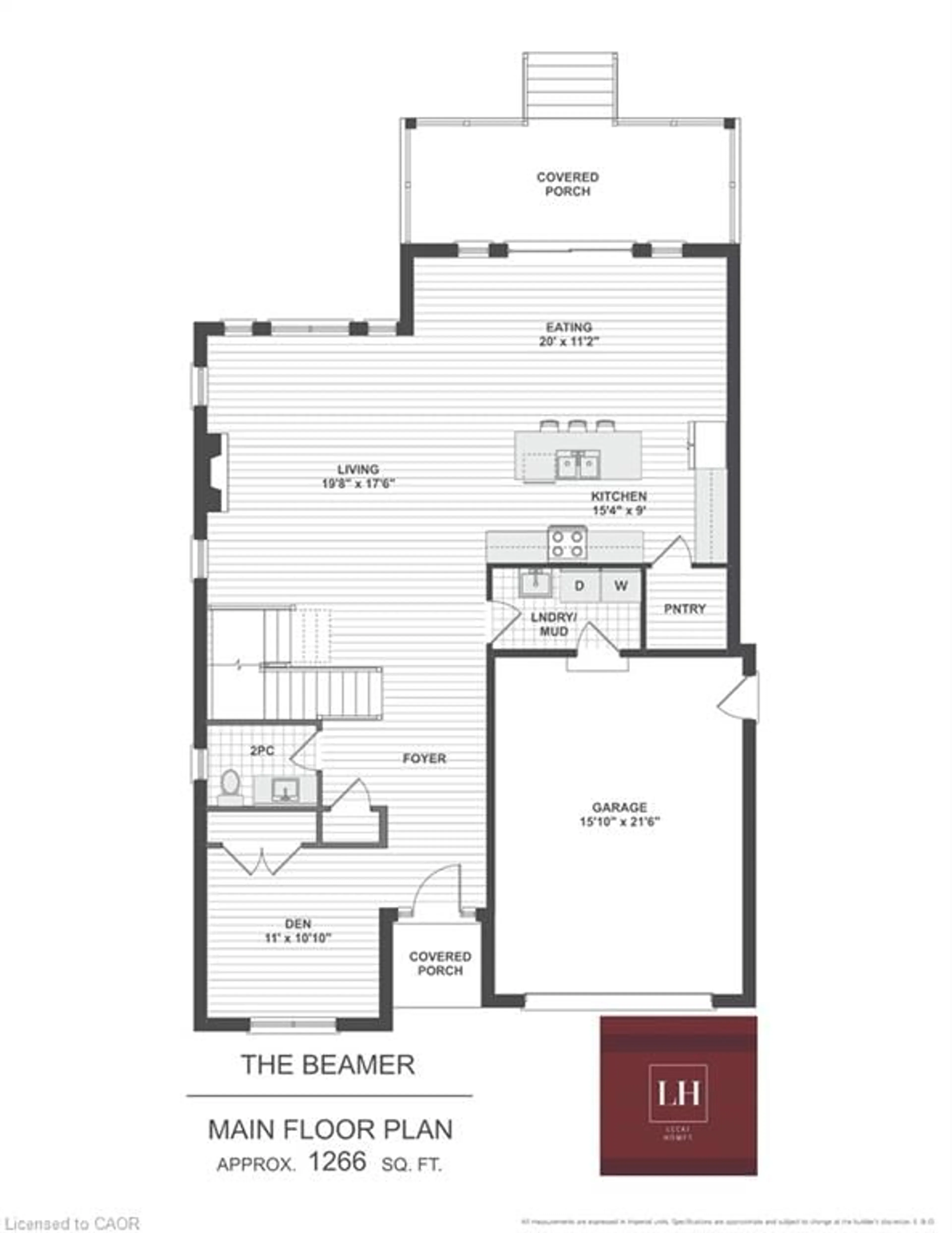 Floor plan for 4237 Fly Rd, Campden Ontario L0R 1G0