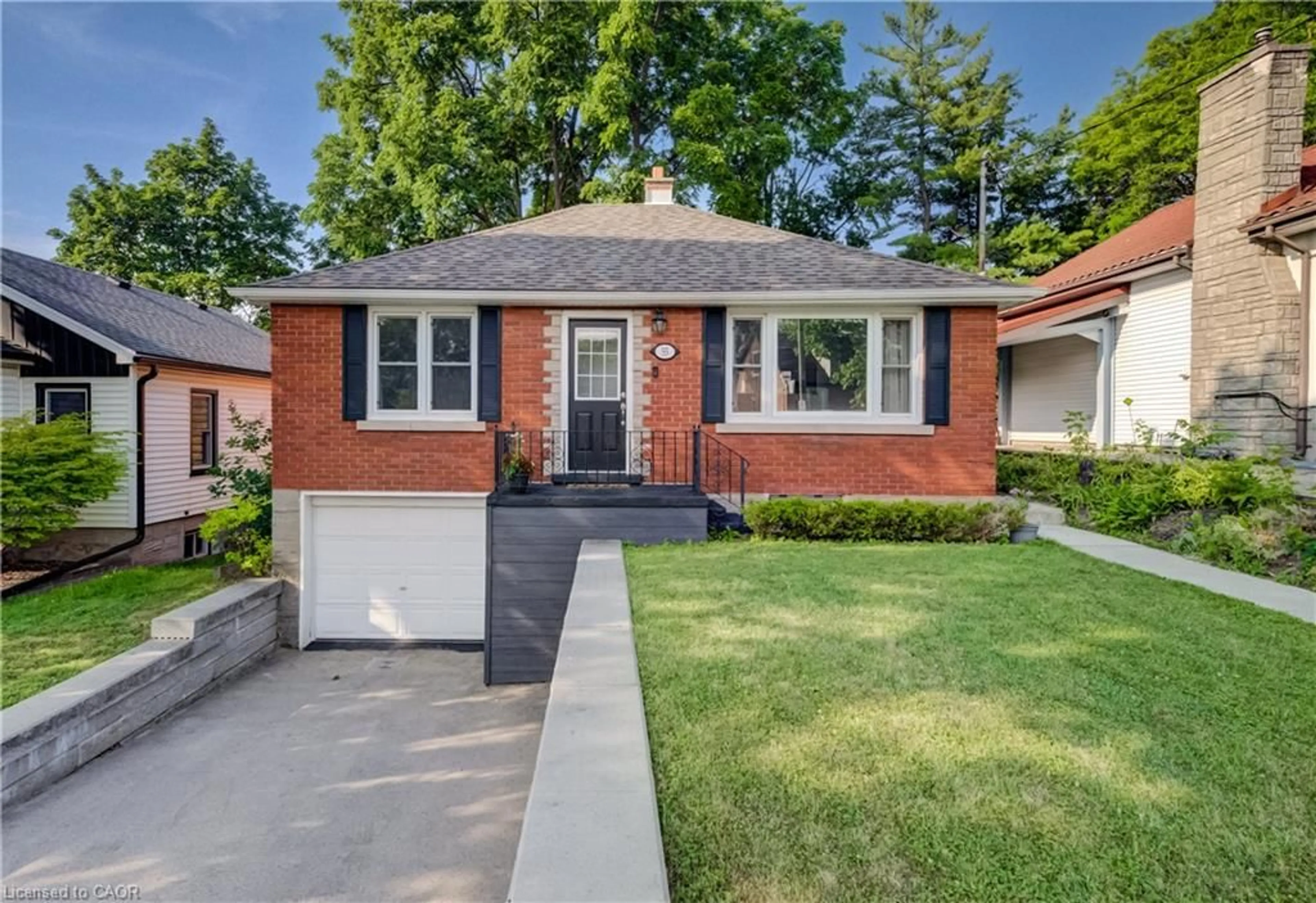 Home with brick exterior material, street for 55 Rex Dr, Kitchener Ontario N2M 4A1