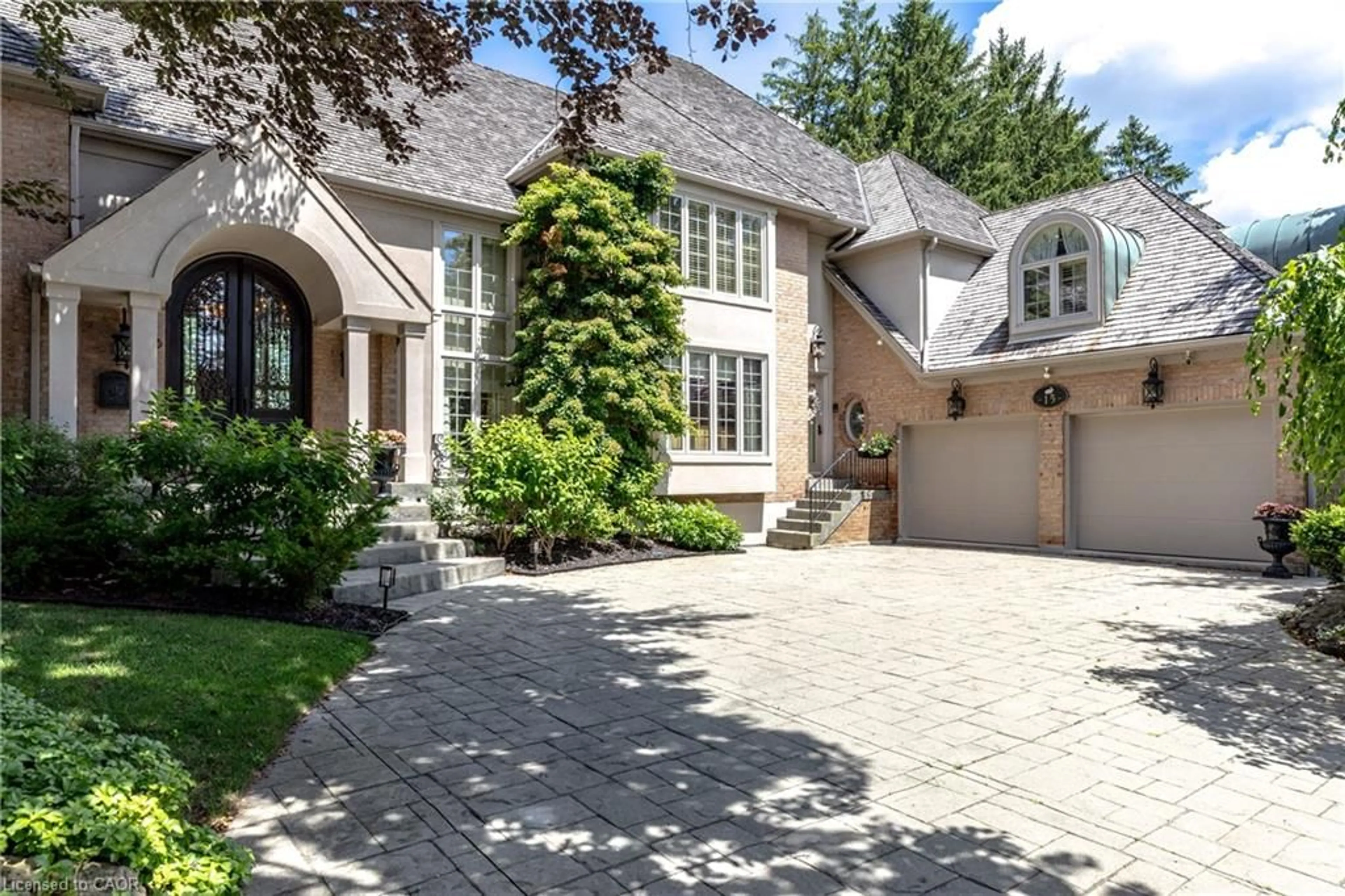 Home with brick exterior material, street for 15 Peppertree Cres, Ancaster Ontario L9G 4L8