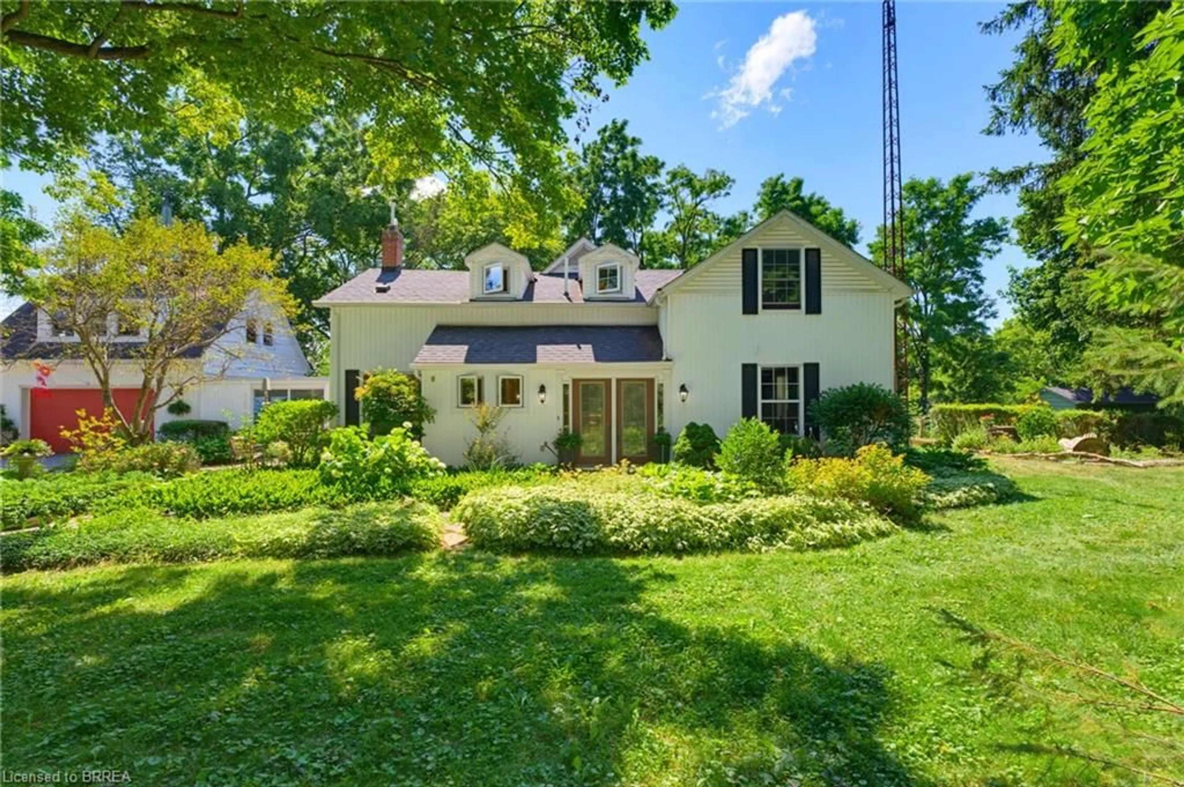 A pic from outside/outdoor area/front of a property/back of a property/a pic from drone, street for Rd, Brantford Ontario N3T 5L5