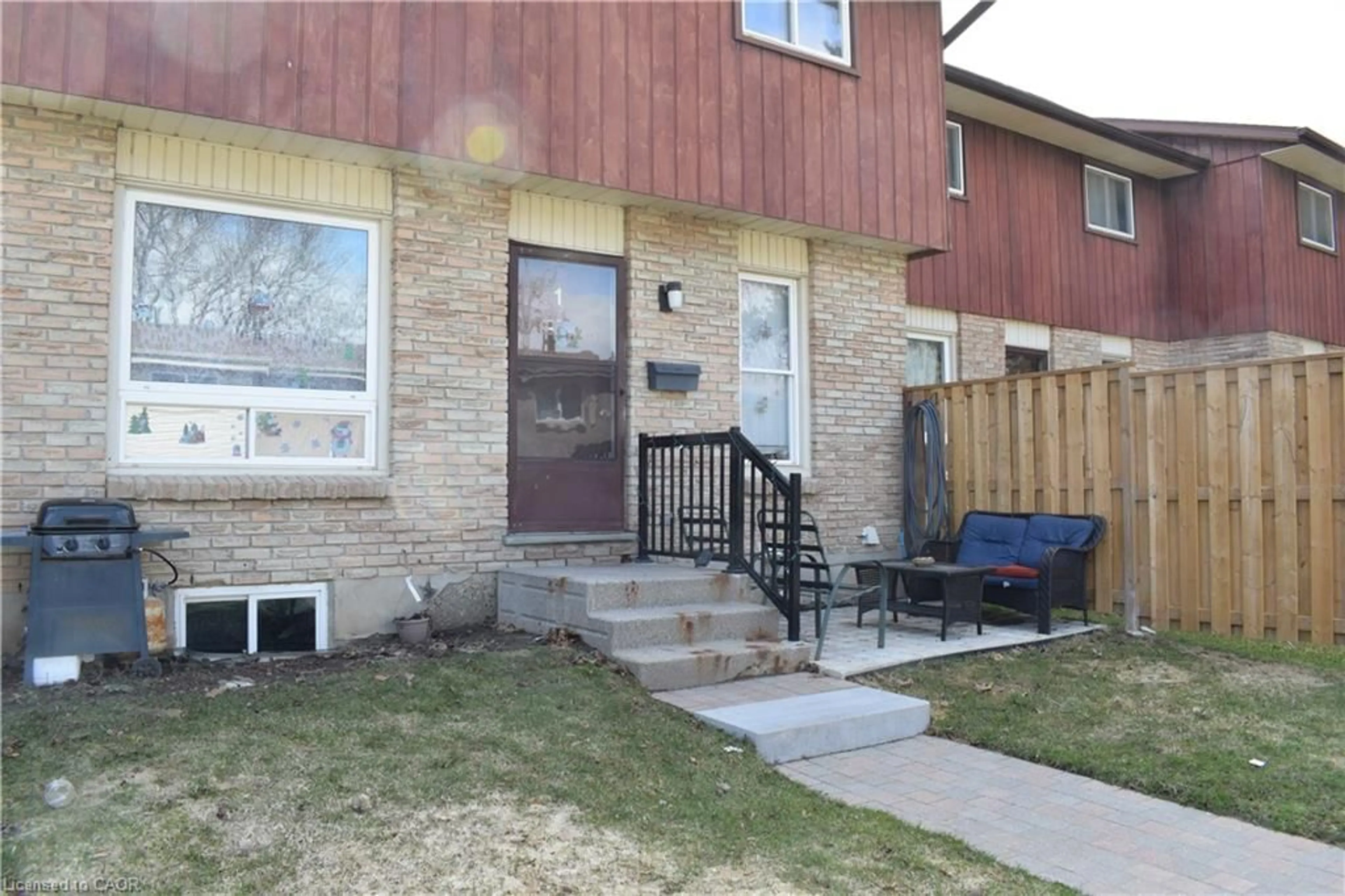 Patio, street for 249 Cedarbrae Ave #1, Waterloo Ontario N2L 4S8