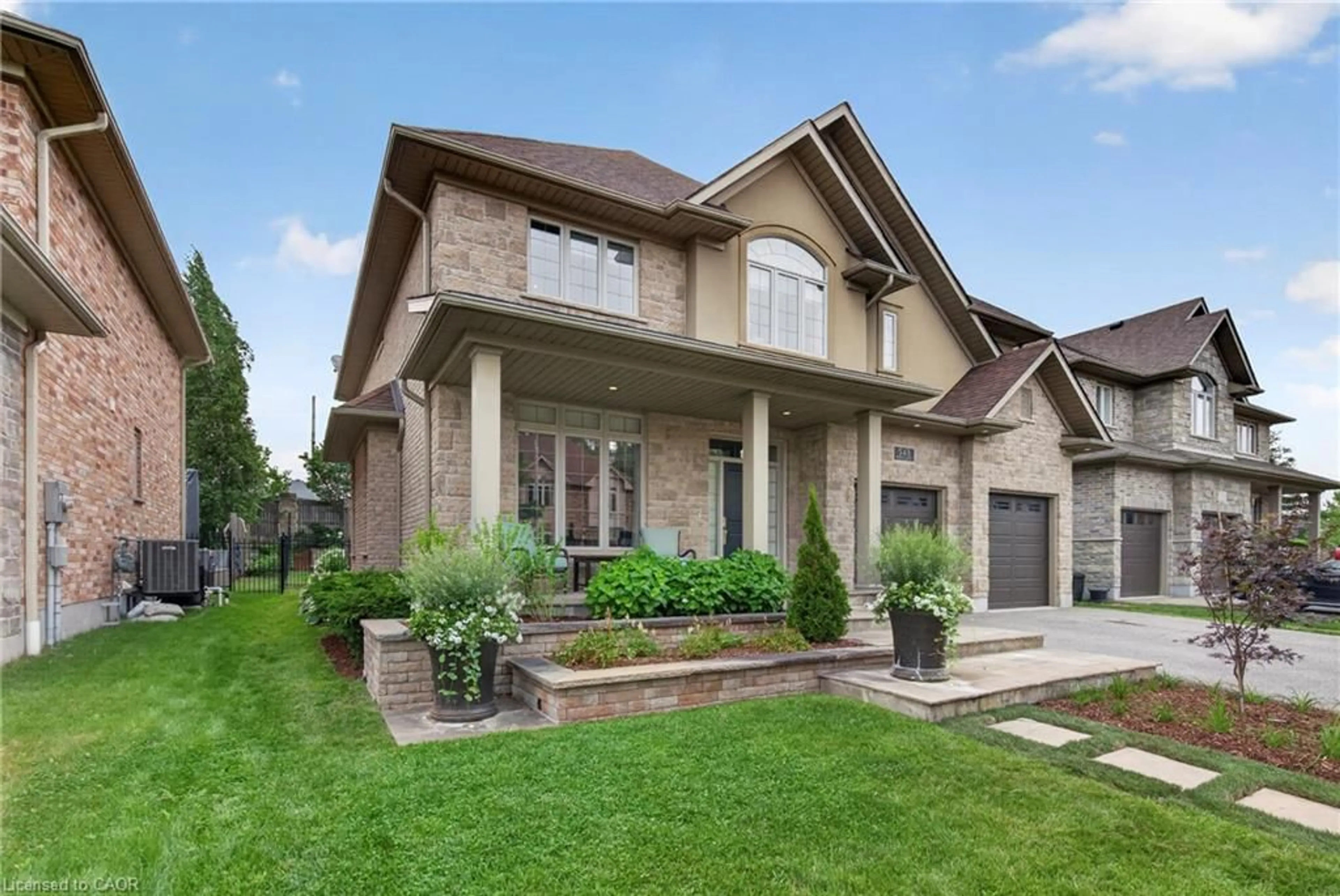 Home with brick exterior material, street for 543 Werni Crt, Waterloo Ontario N2V 2S7