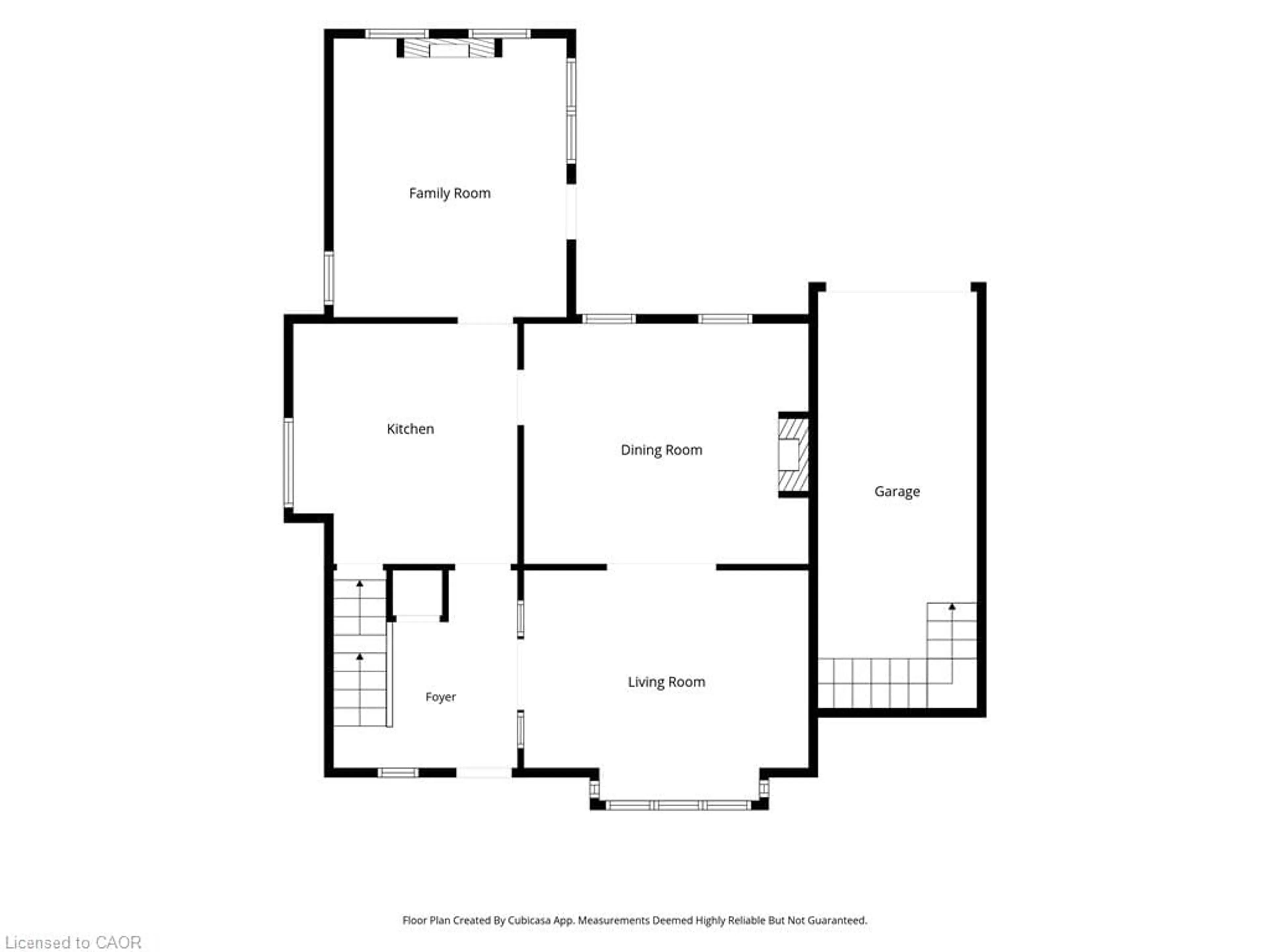 Floor plan for St, Thorold Ontario L2V 2A3