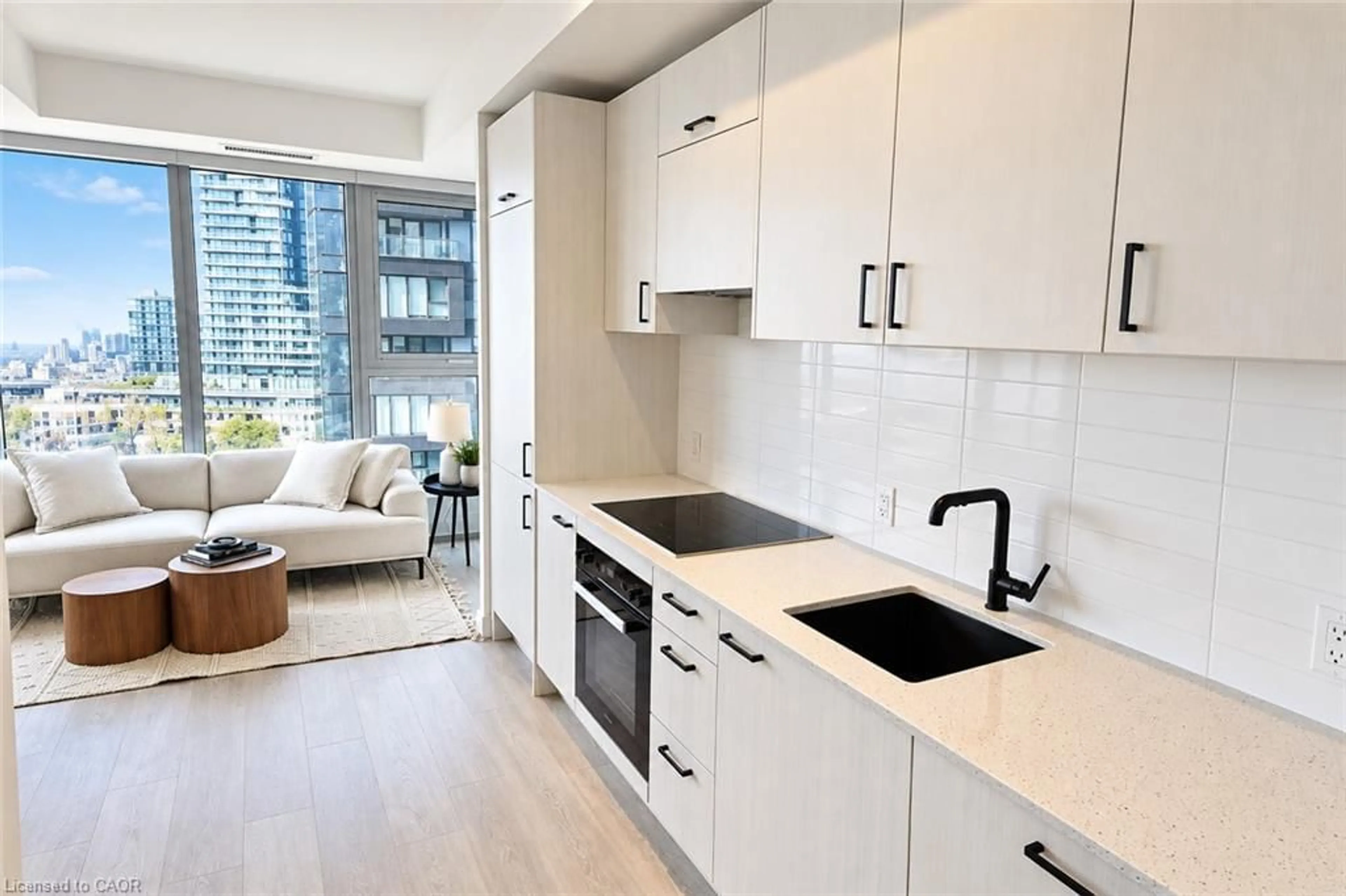 Open concept kitchen, ceramic/tile floor for Lane, Toronto Ontario M3C 0S4