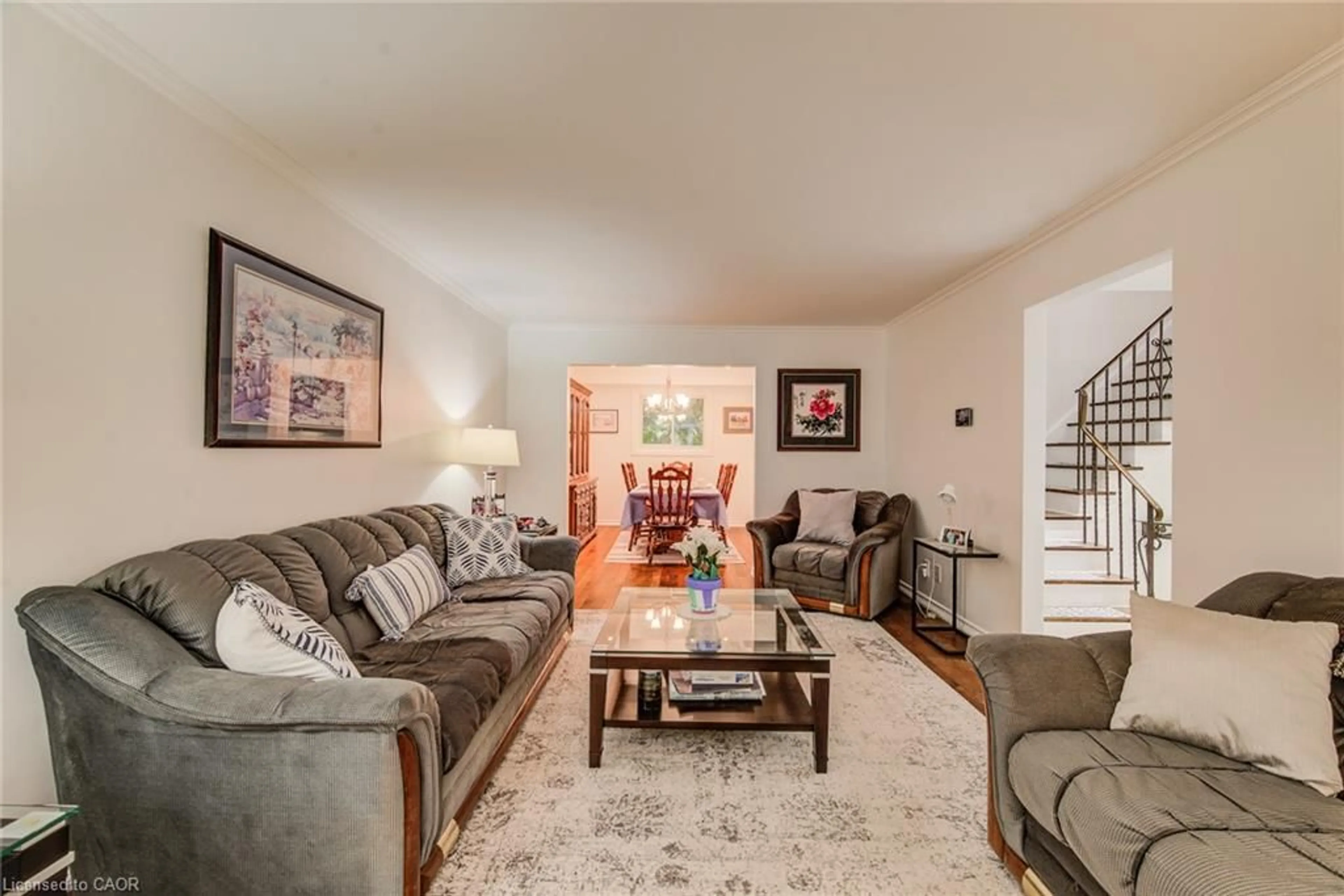 Living room with furniture, unknown for 215 Forestwood Dr, Kitchener Ontario N2N 1B7